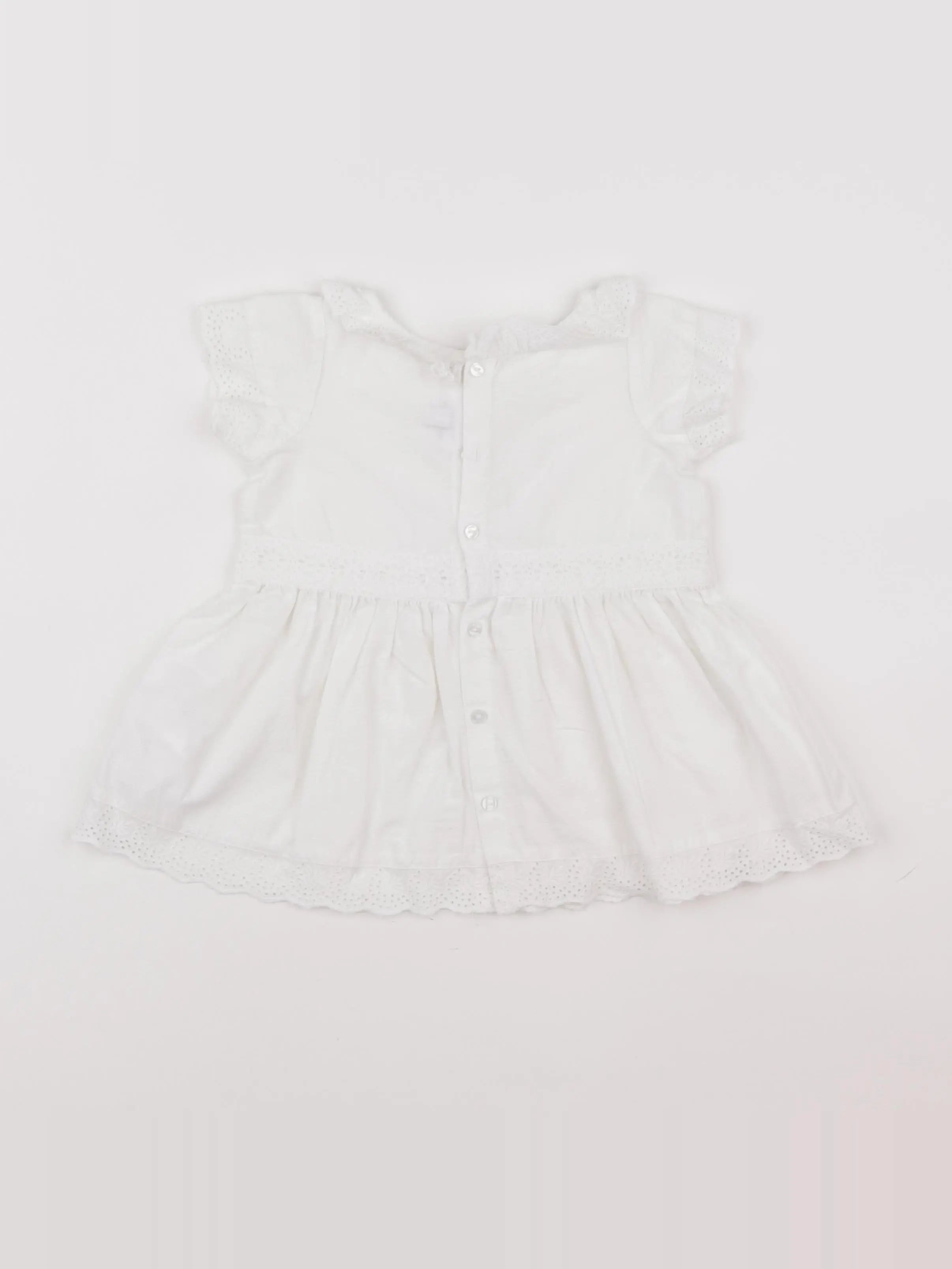 Jacadi - robe blanc - 12 mois