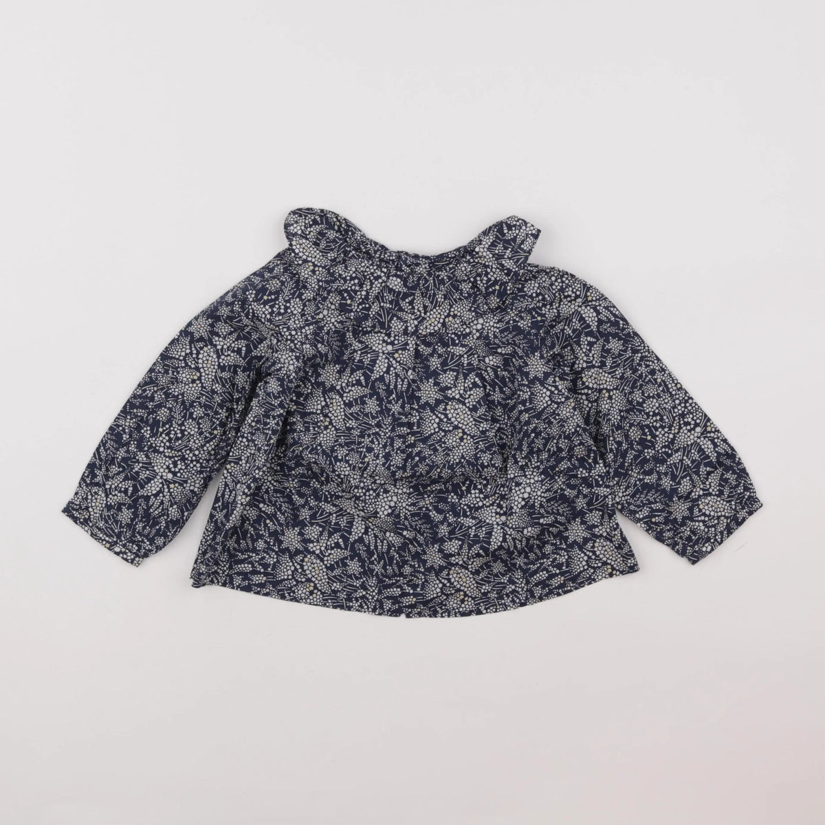 Jacadi - blouse liberty bleu - 2 ans