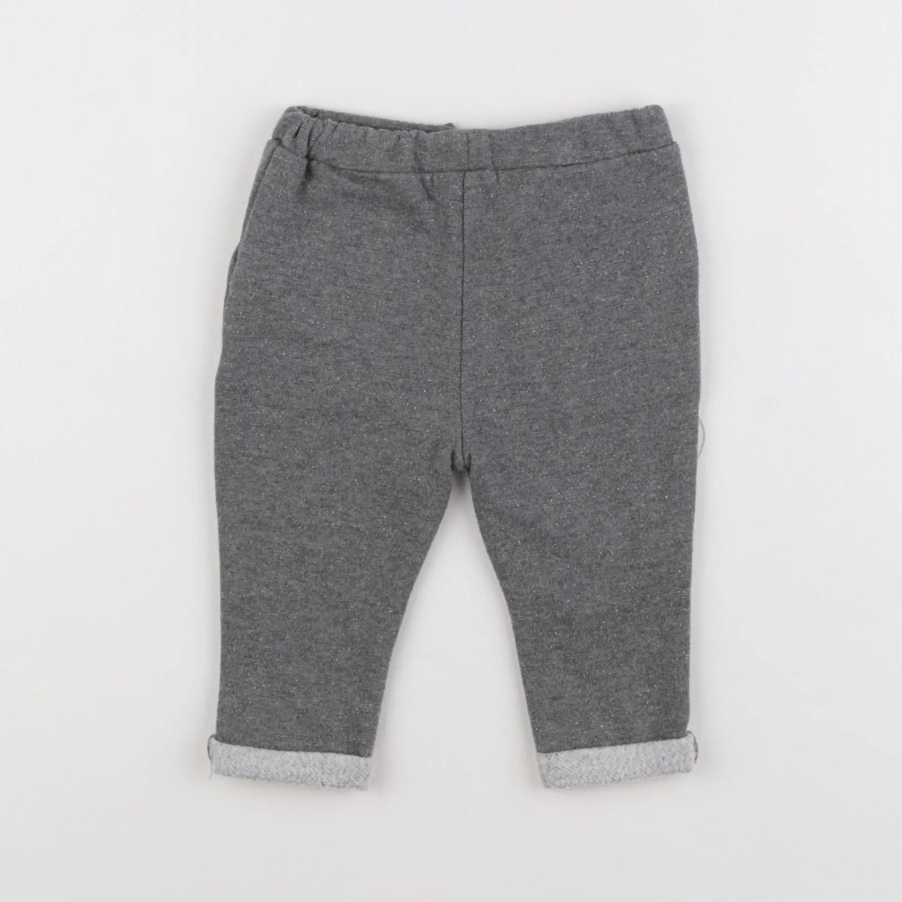 Vertbaudet - pantalon gris - 12 mois