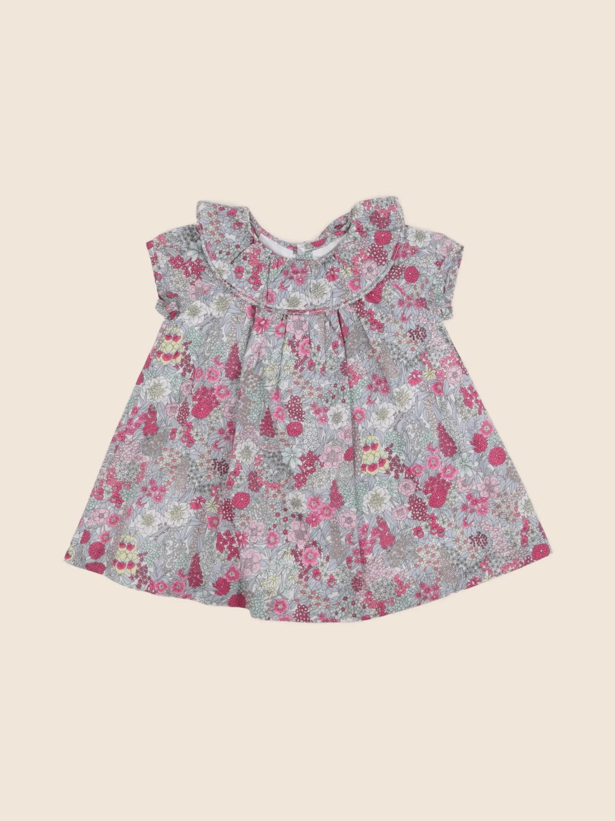 Jacadi - robe liberty multicolore - 6 mois