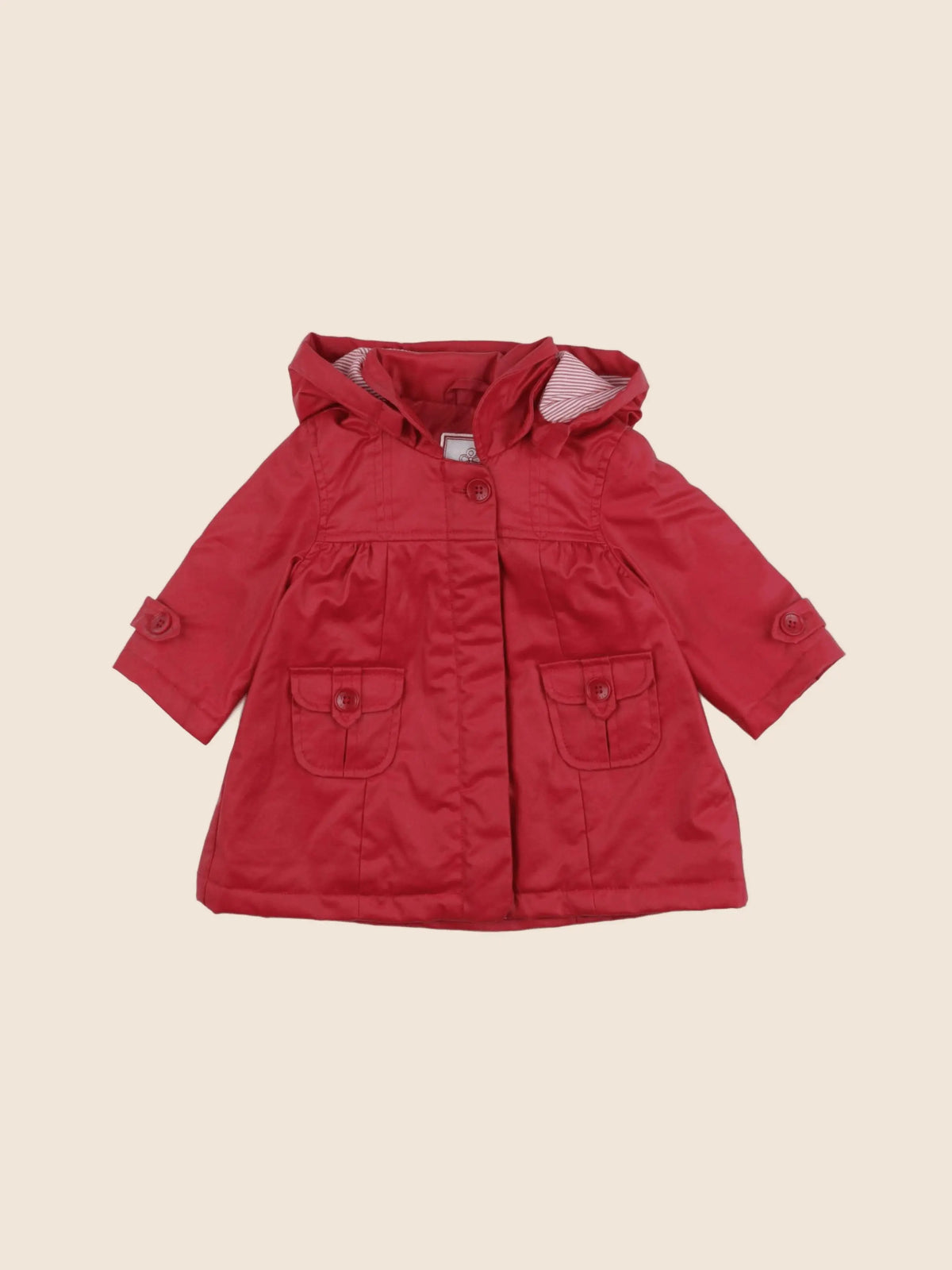 Jacadi - imperméable rouge - 6 mois