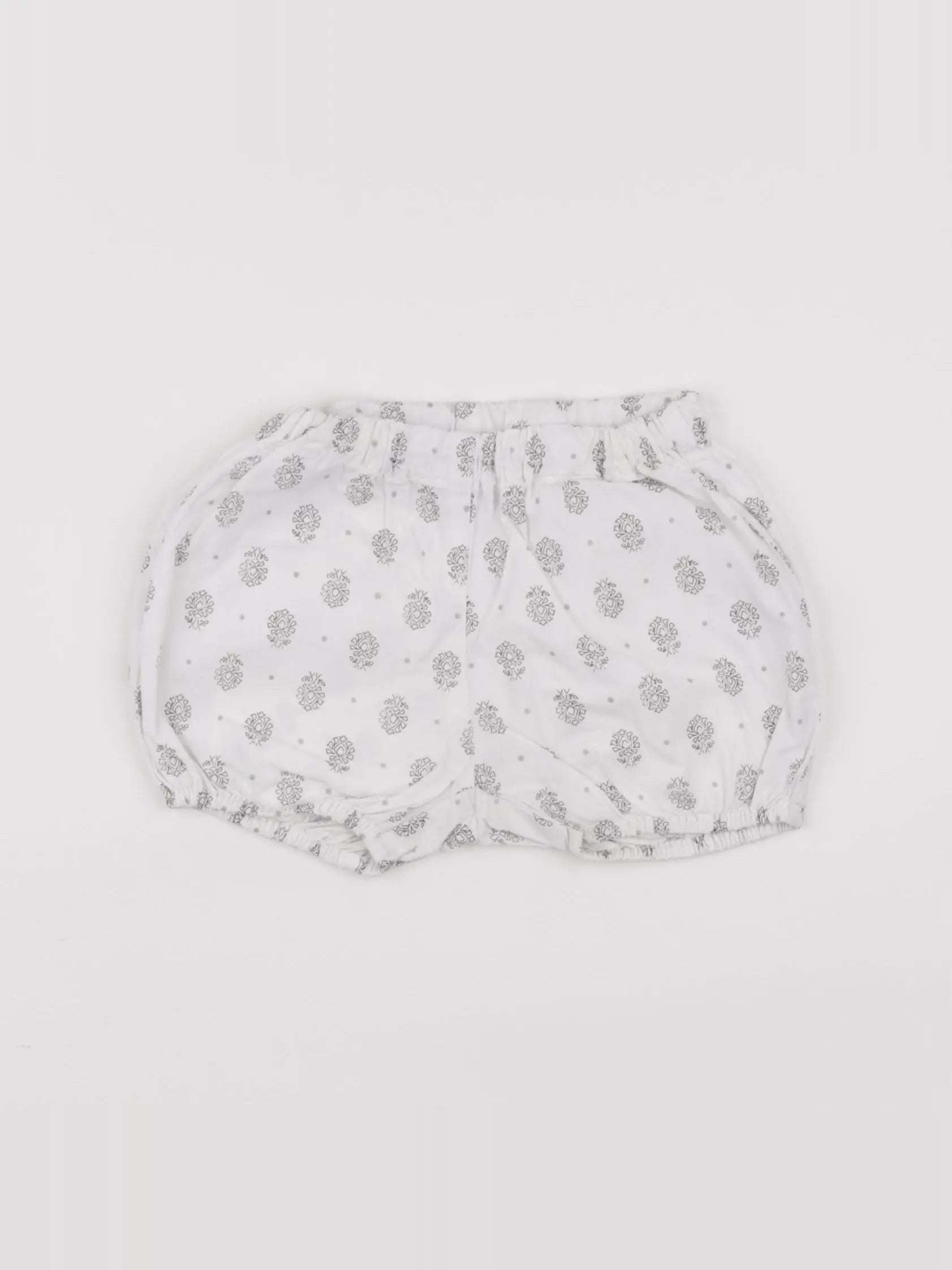 Petit Bateau - bloomer blanc - 12 mois