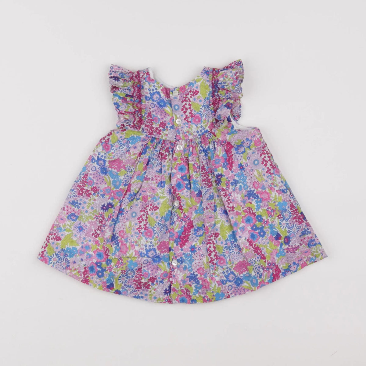 Jacadi - robe liberty multicolore - 6 mois