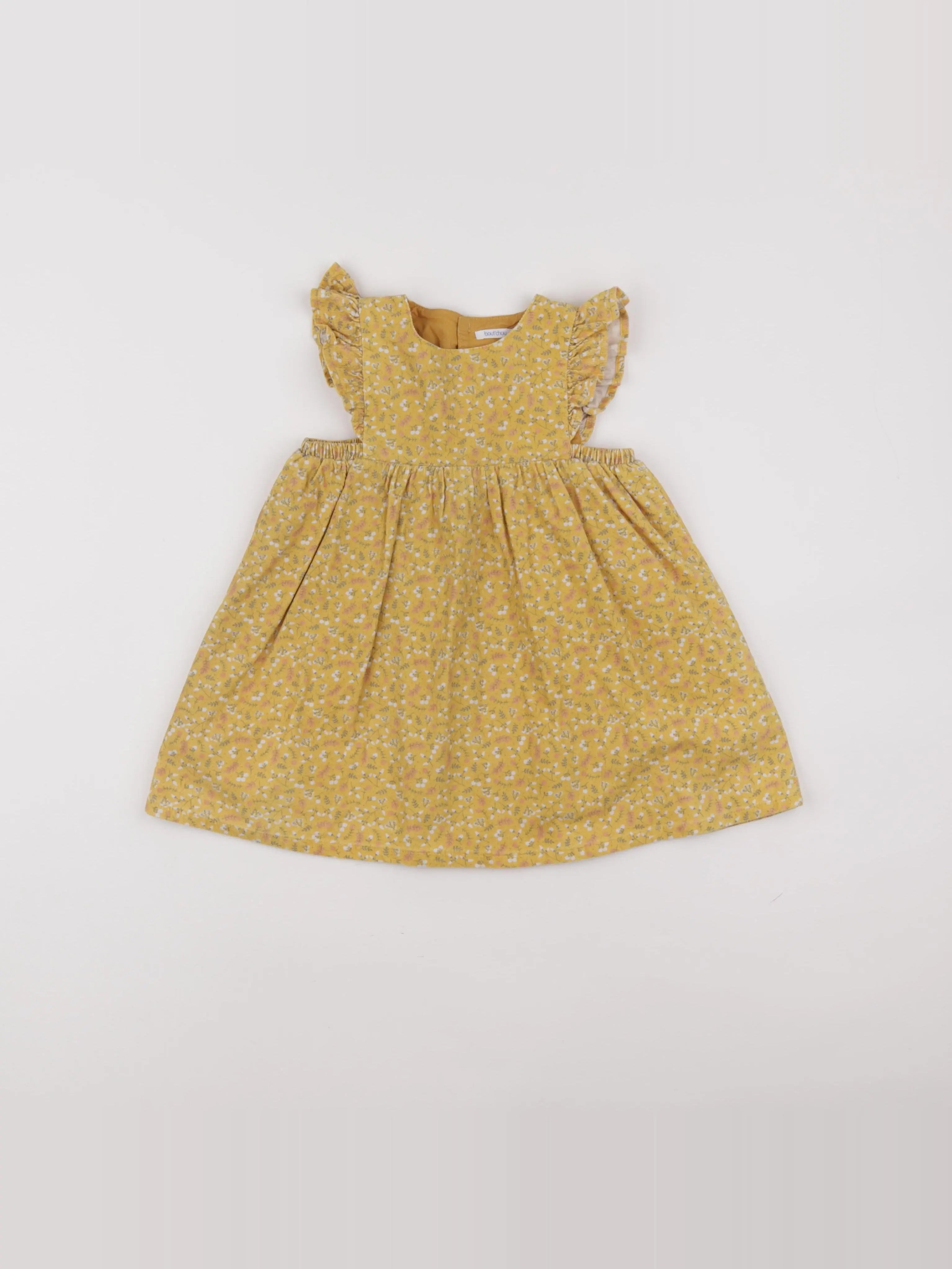 Boutchou - robe jaune - 12 mois