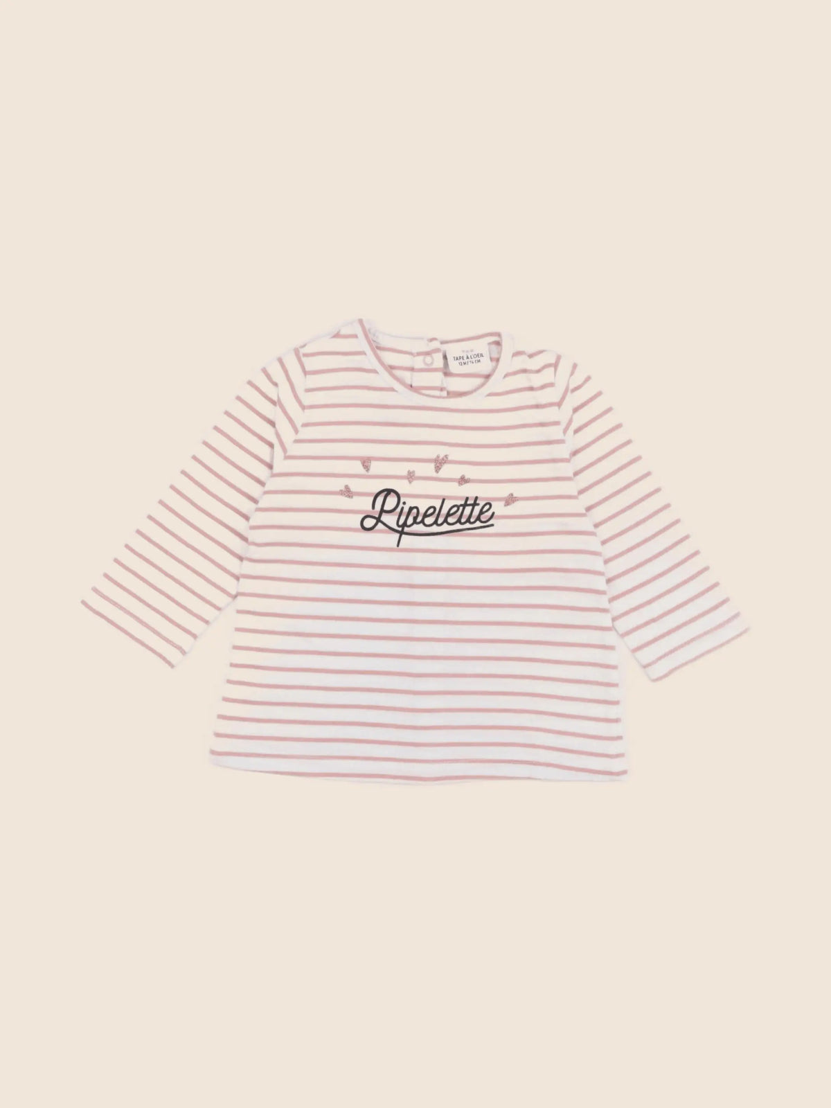 Tape à l'oeil - tee-shirt rose - 12 mois
