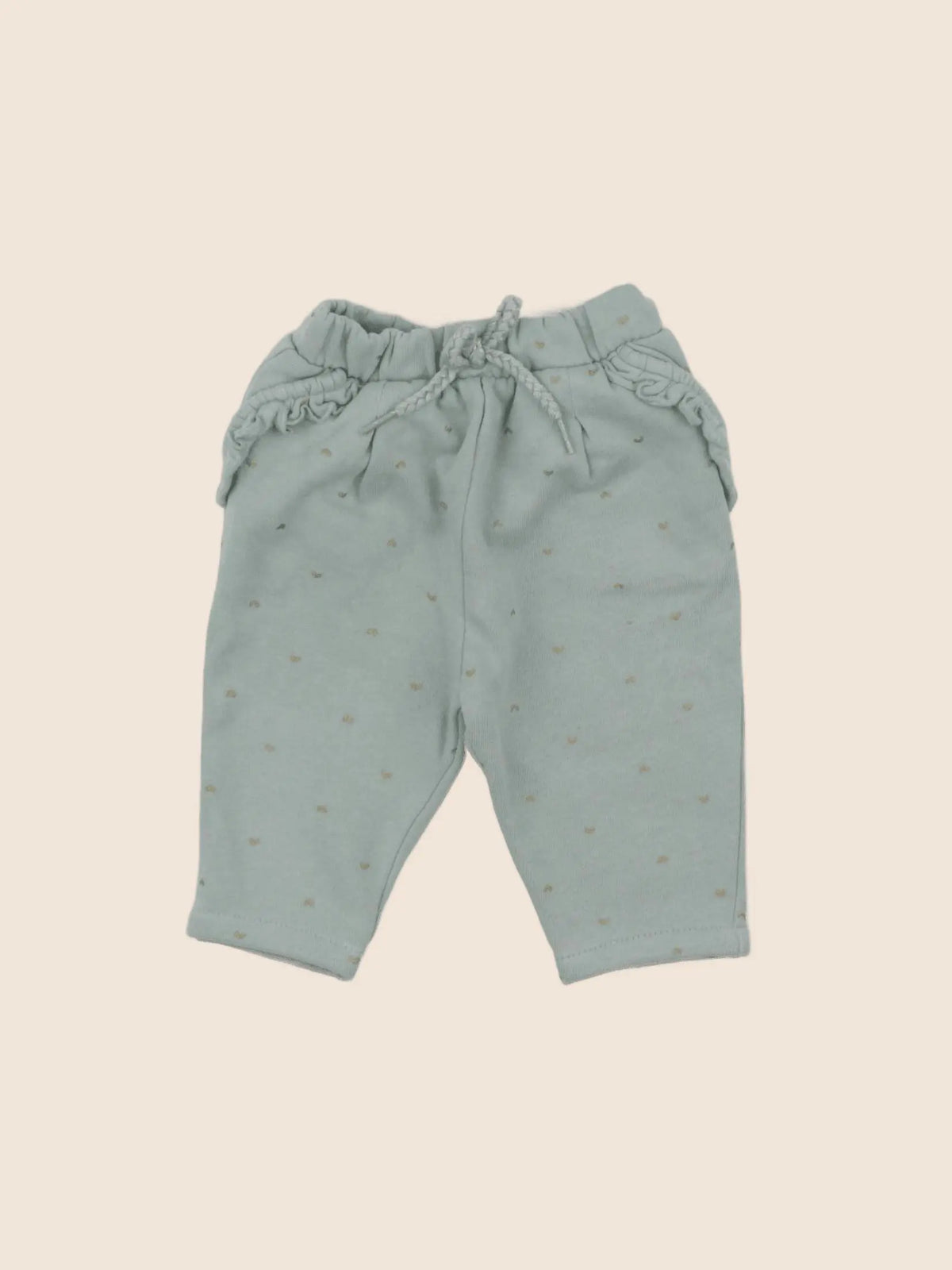 Vertbaudet - pantalon vert - 3 mois