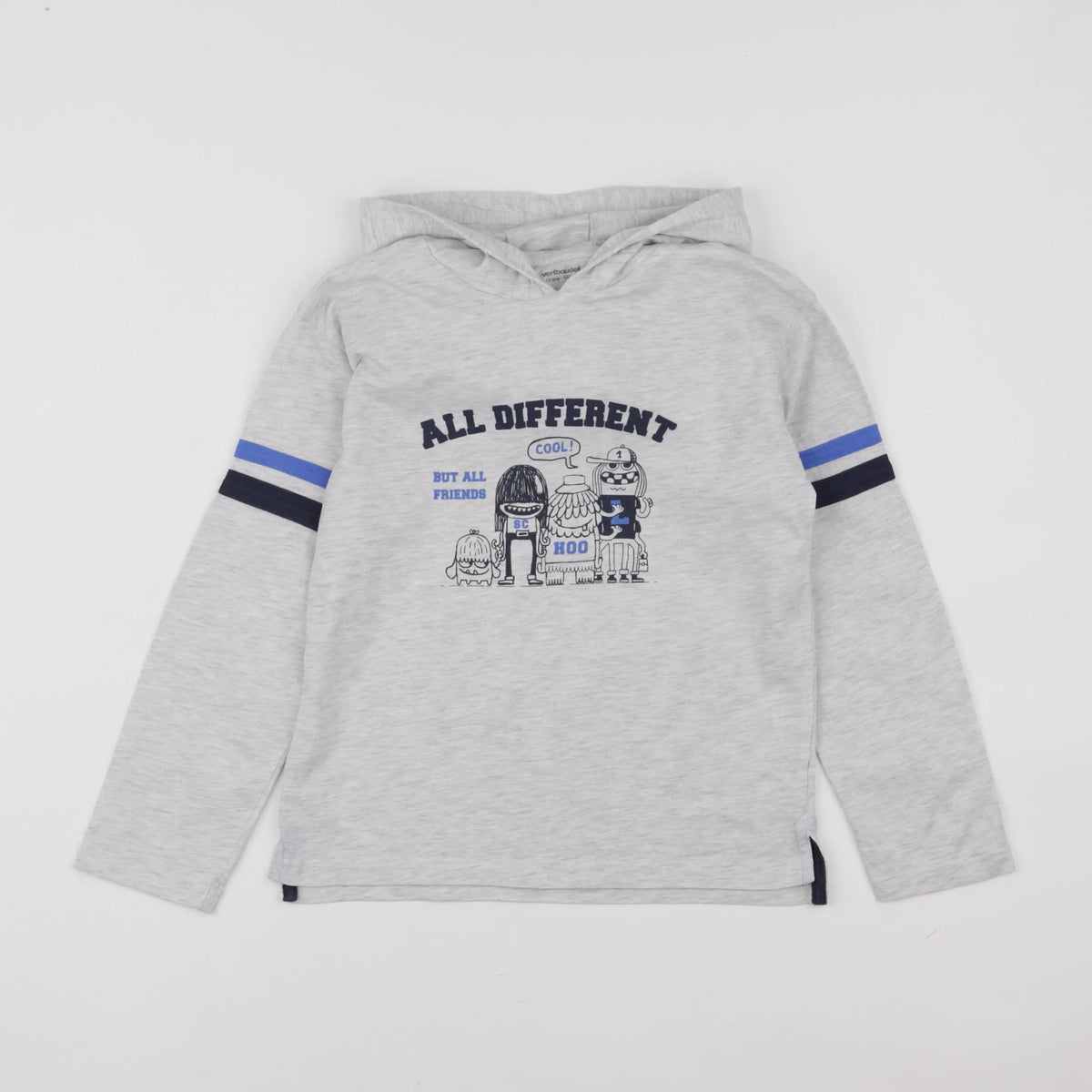 Vertbaudet - tee-shirt gris - 10 ans