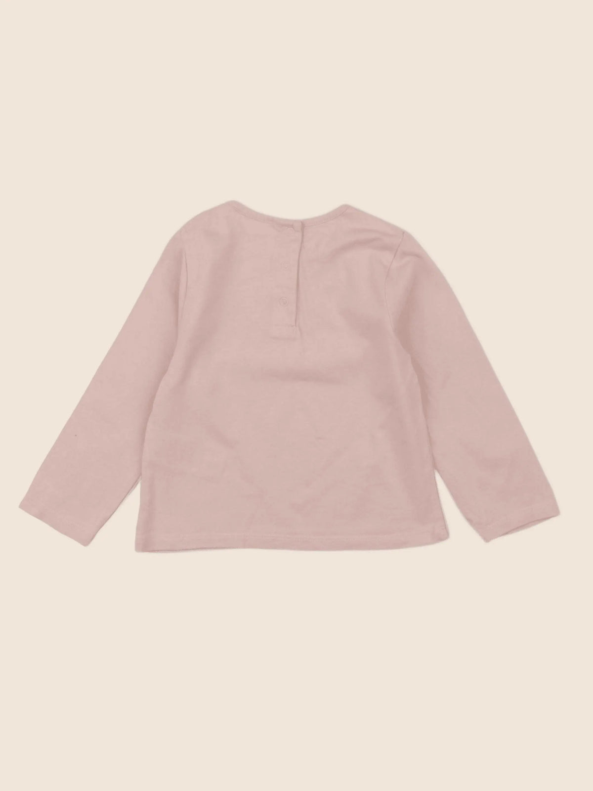 Vertbaudet - tee-shirt rose - 12 mois
