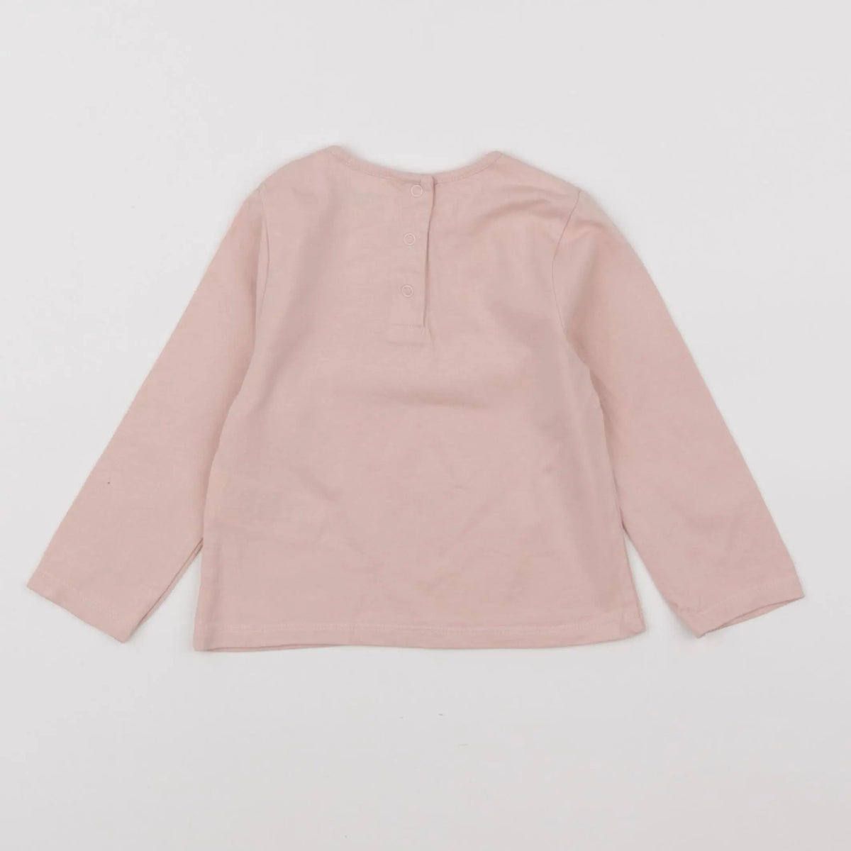 Vertbaudet - tee-shirt rose - 12 mois