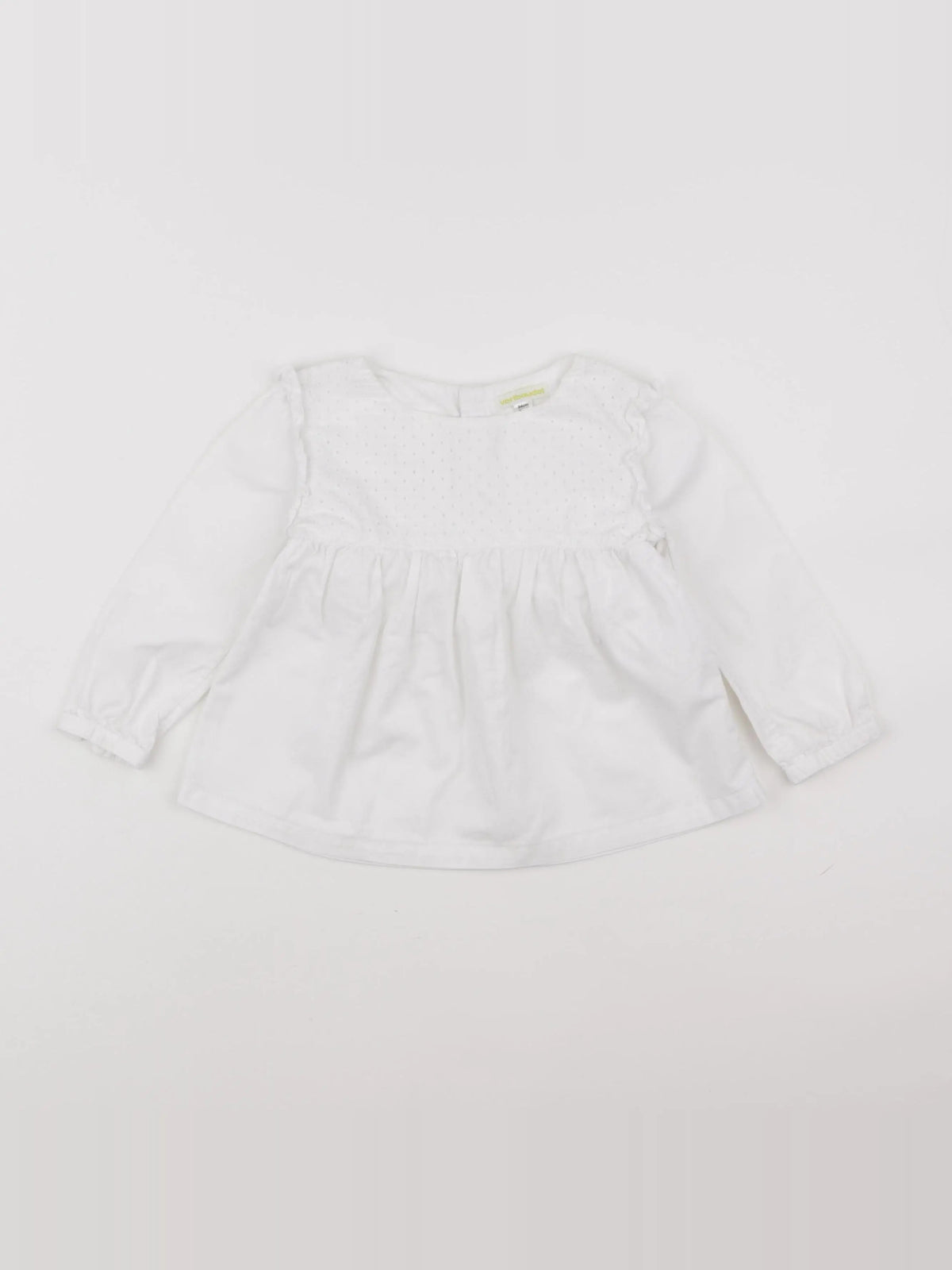 Vertbaudet - blouse blanc - 3 ans