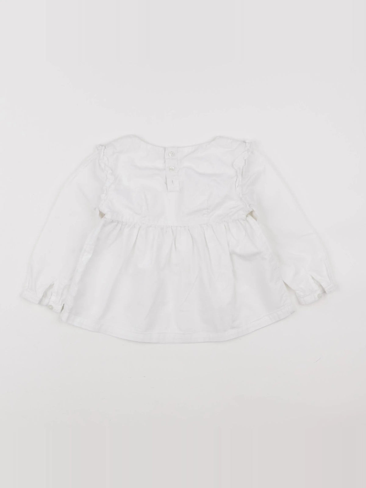Vertbaudet - blouse blanc - 3 ans