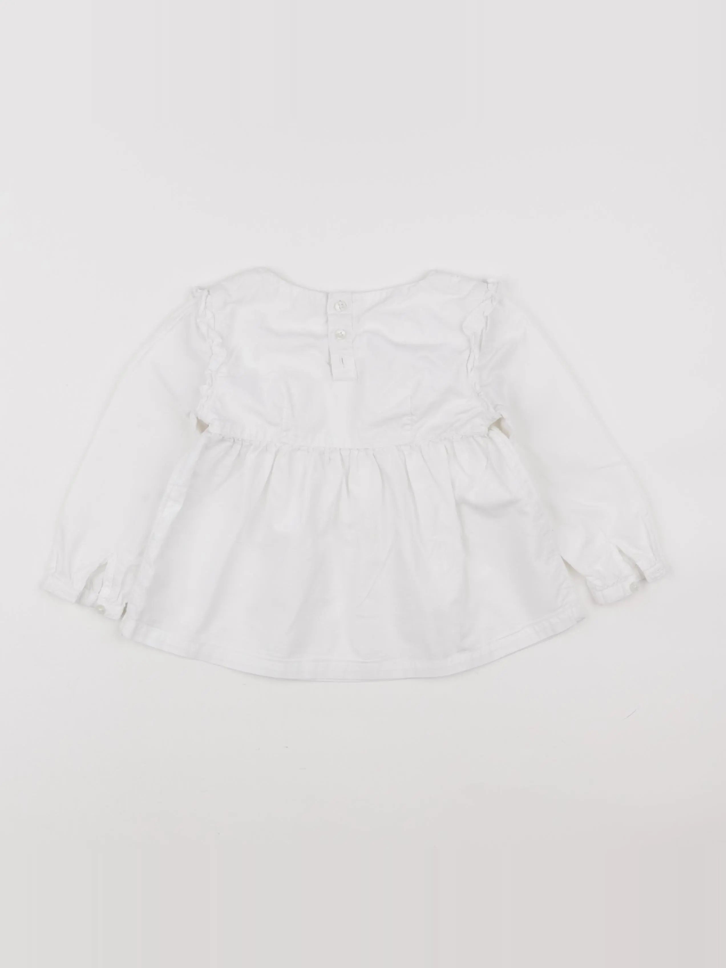 Vertbaudet - blouse blanc - 3 ans