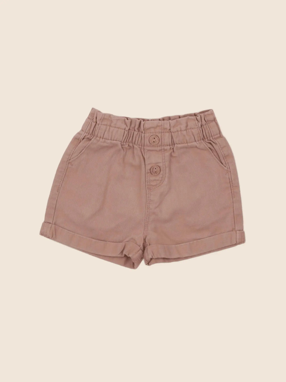 Vertbaudet - short marron - 12 mois