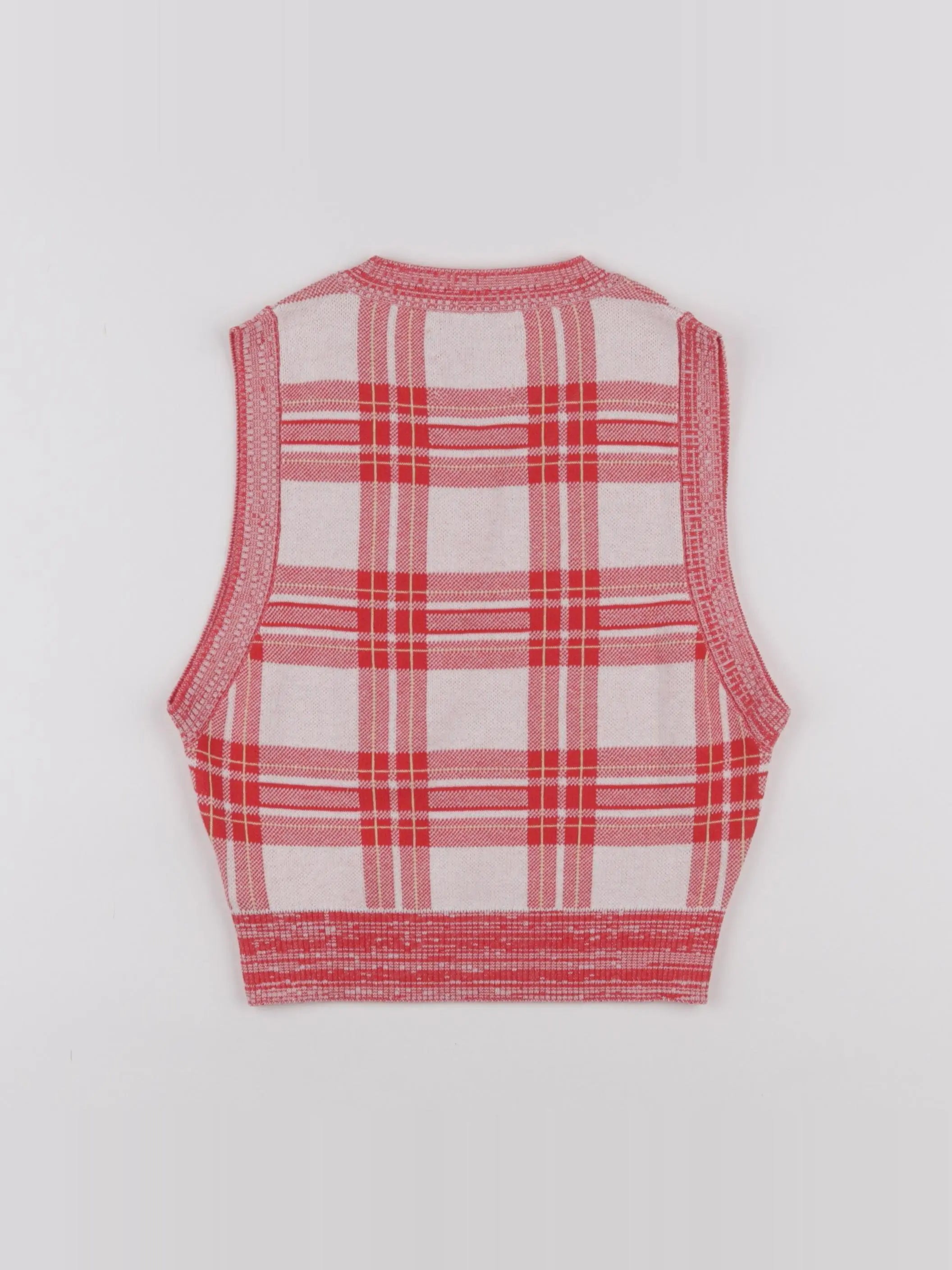 Pull Sans Manche Bat Rouge