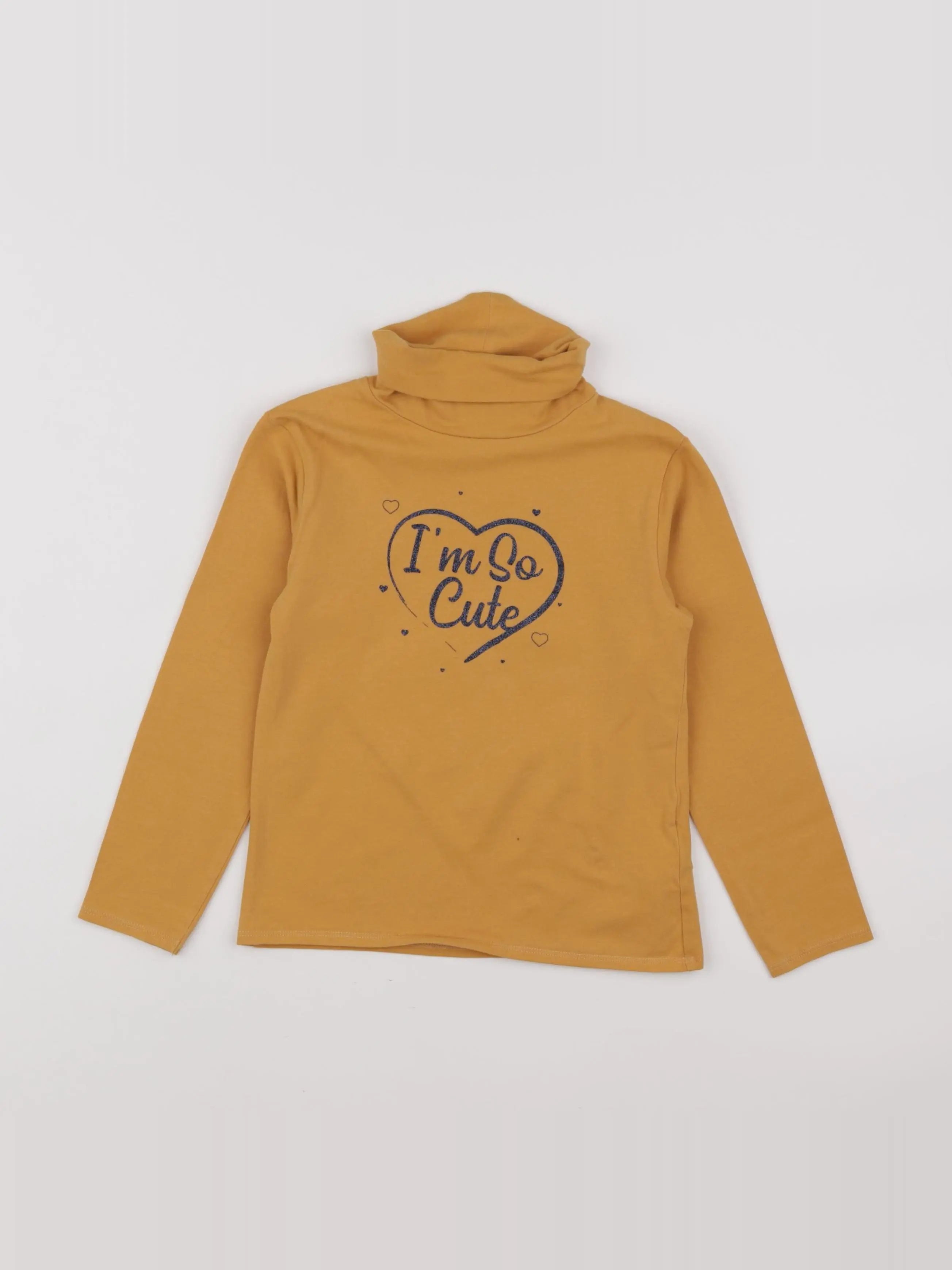 Vertbaudet - sous-pull jaune - 6 ans