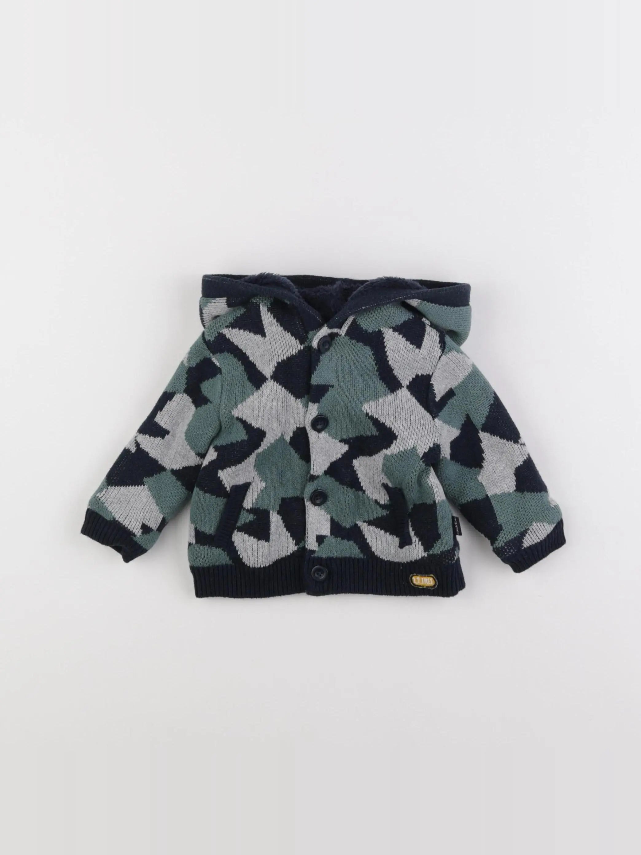 Noppies - veste doublé bleu, vert - 3 mois