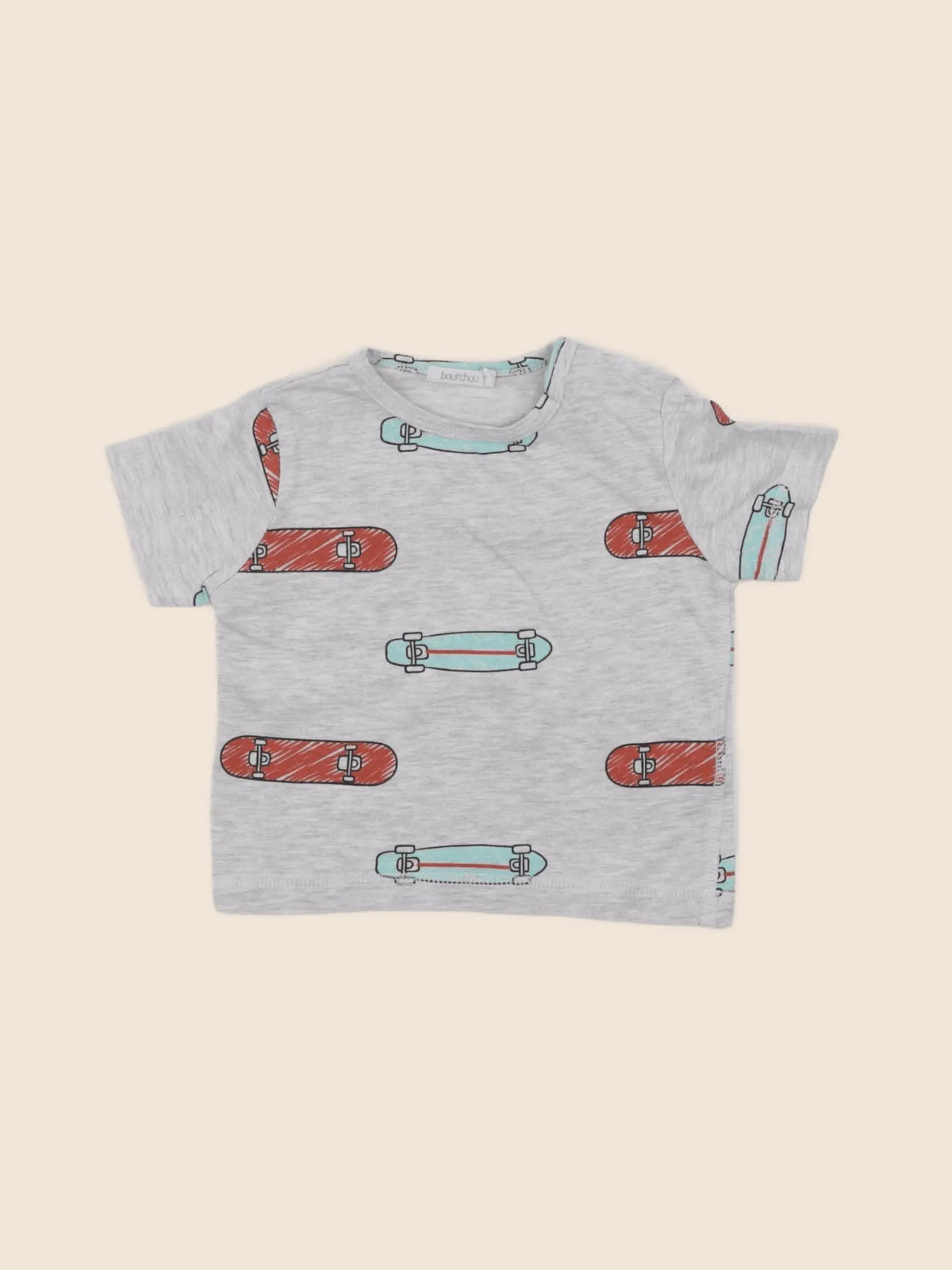 Boutchou - tee-shirt gris - 6 mois