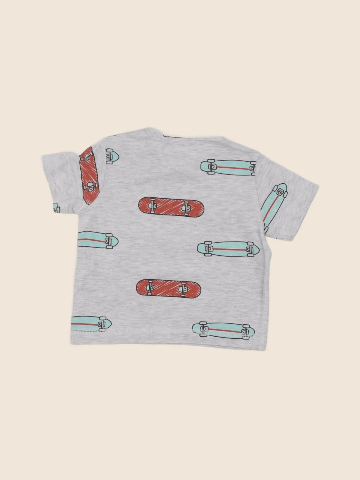 Boutchou - tee-shirt gris - 6 mois