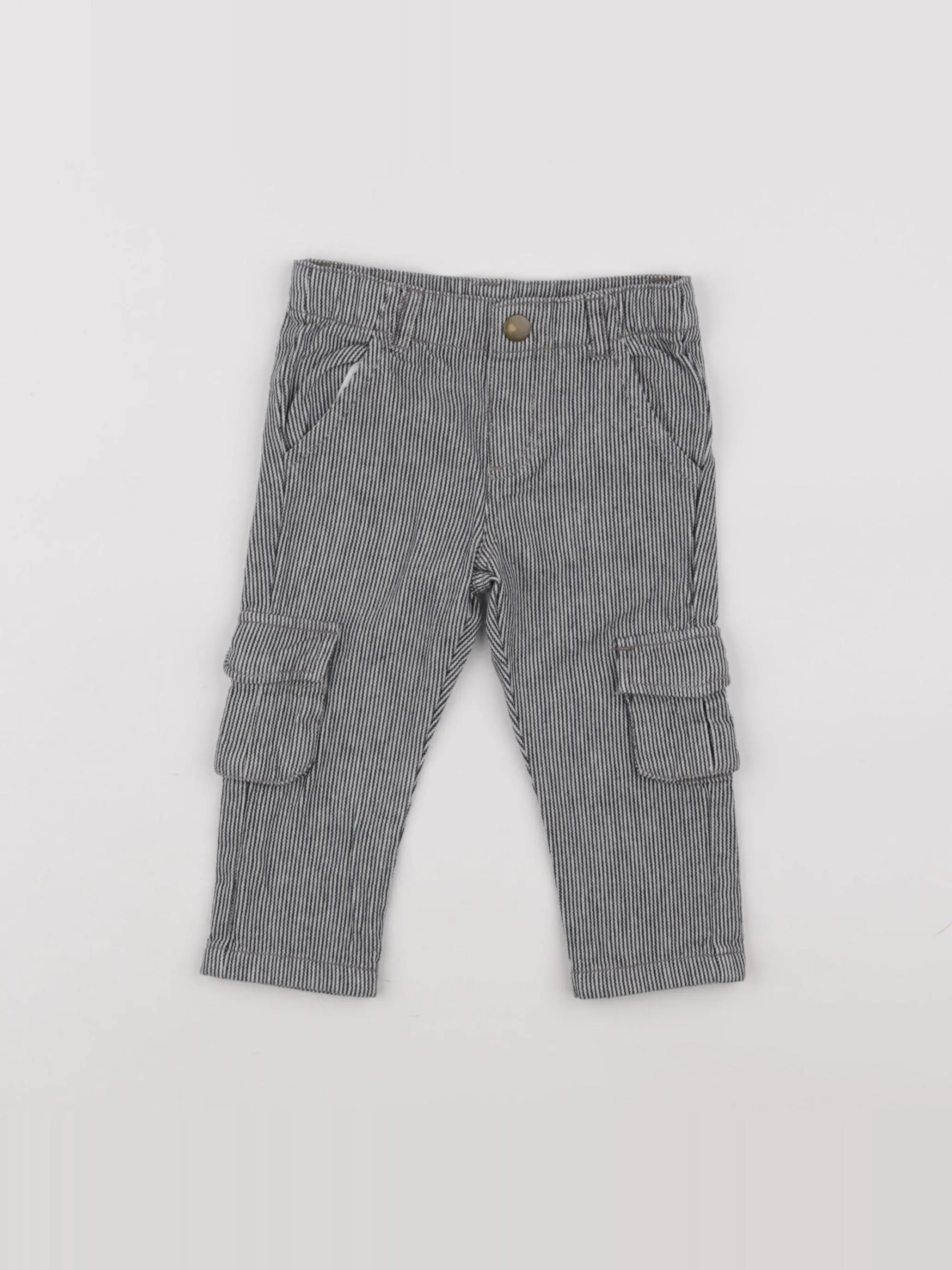 Boutchou - pantalon bleu - 9 mois