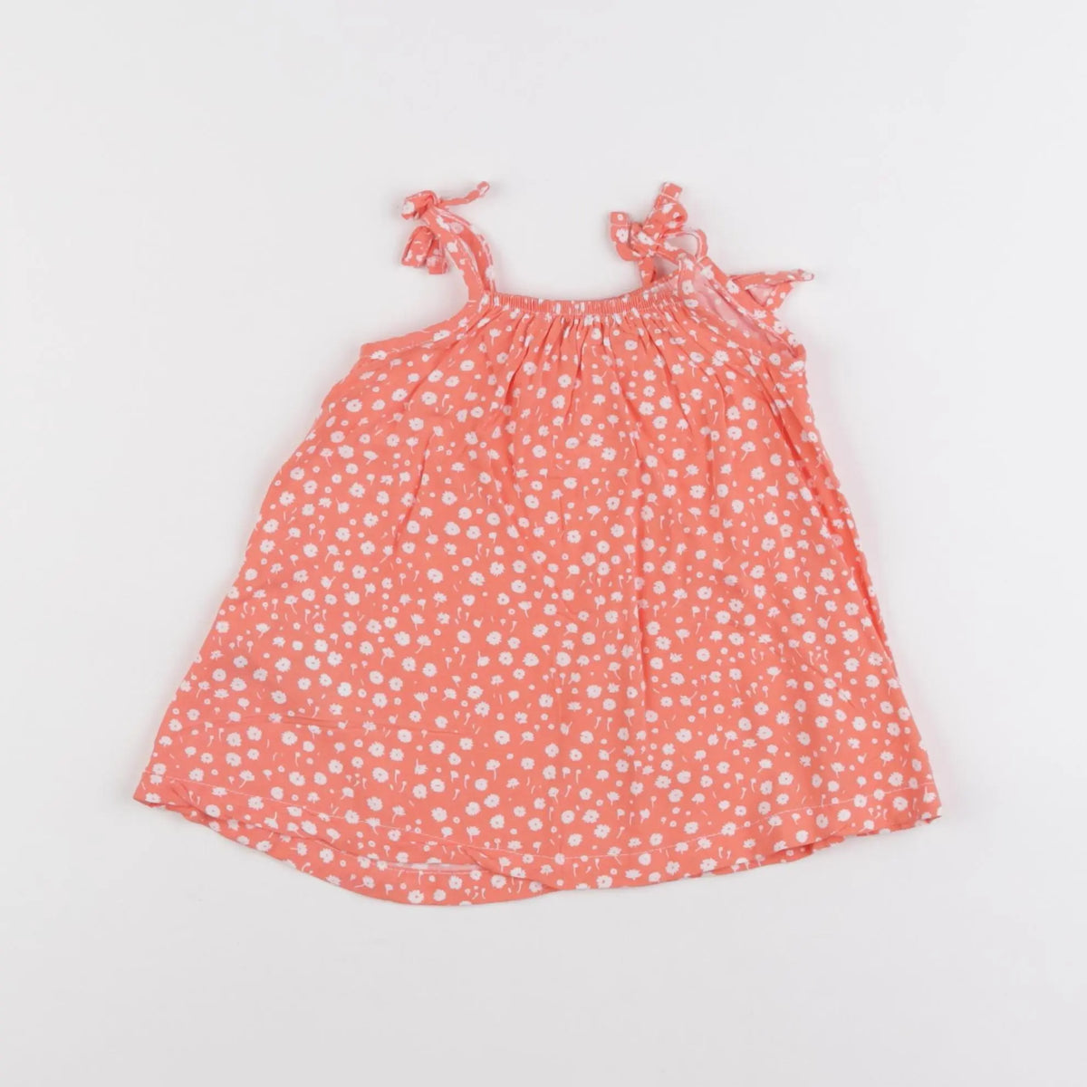 Vertbaudet - robe orange - 3 mois