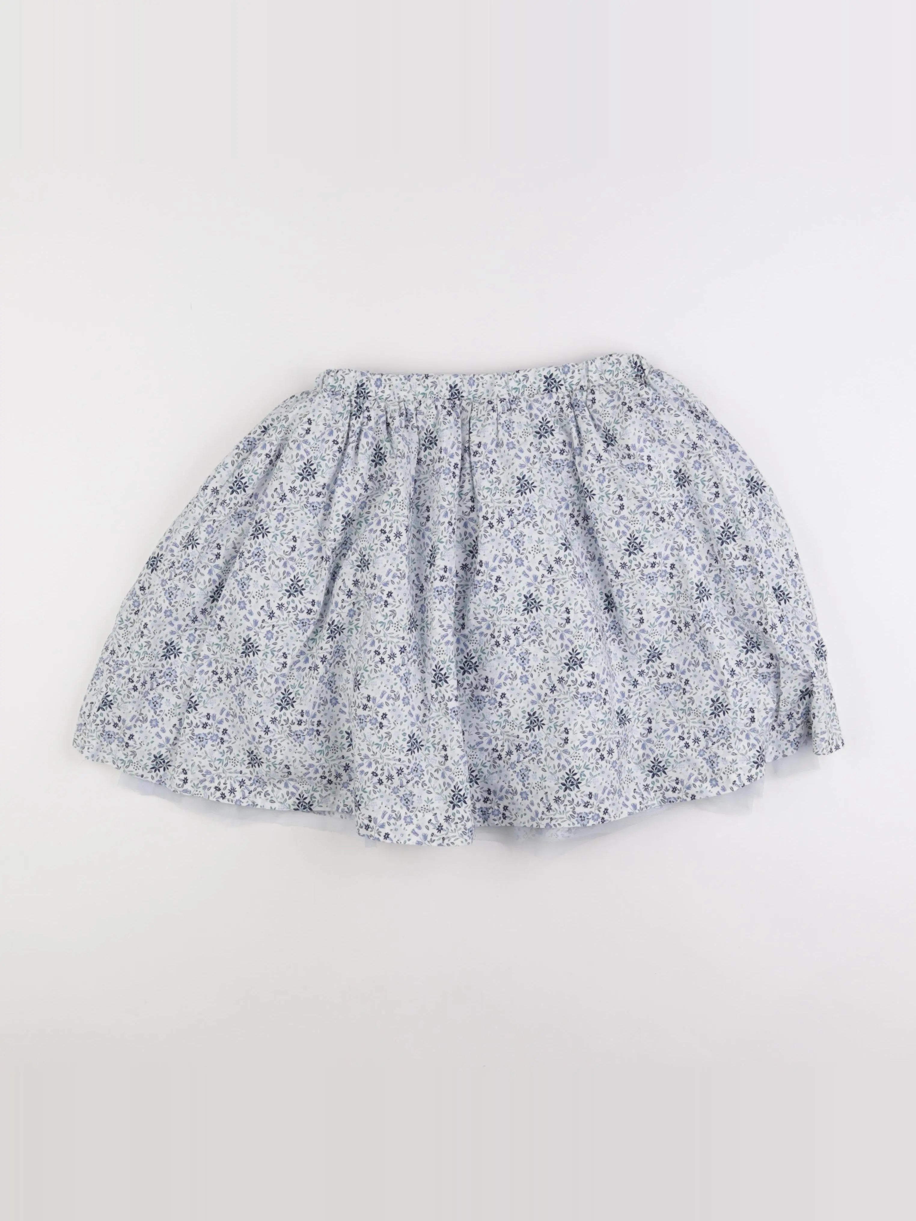 Vertbaudet - jupe bleu, blanc - 12 ans