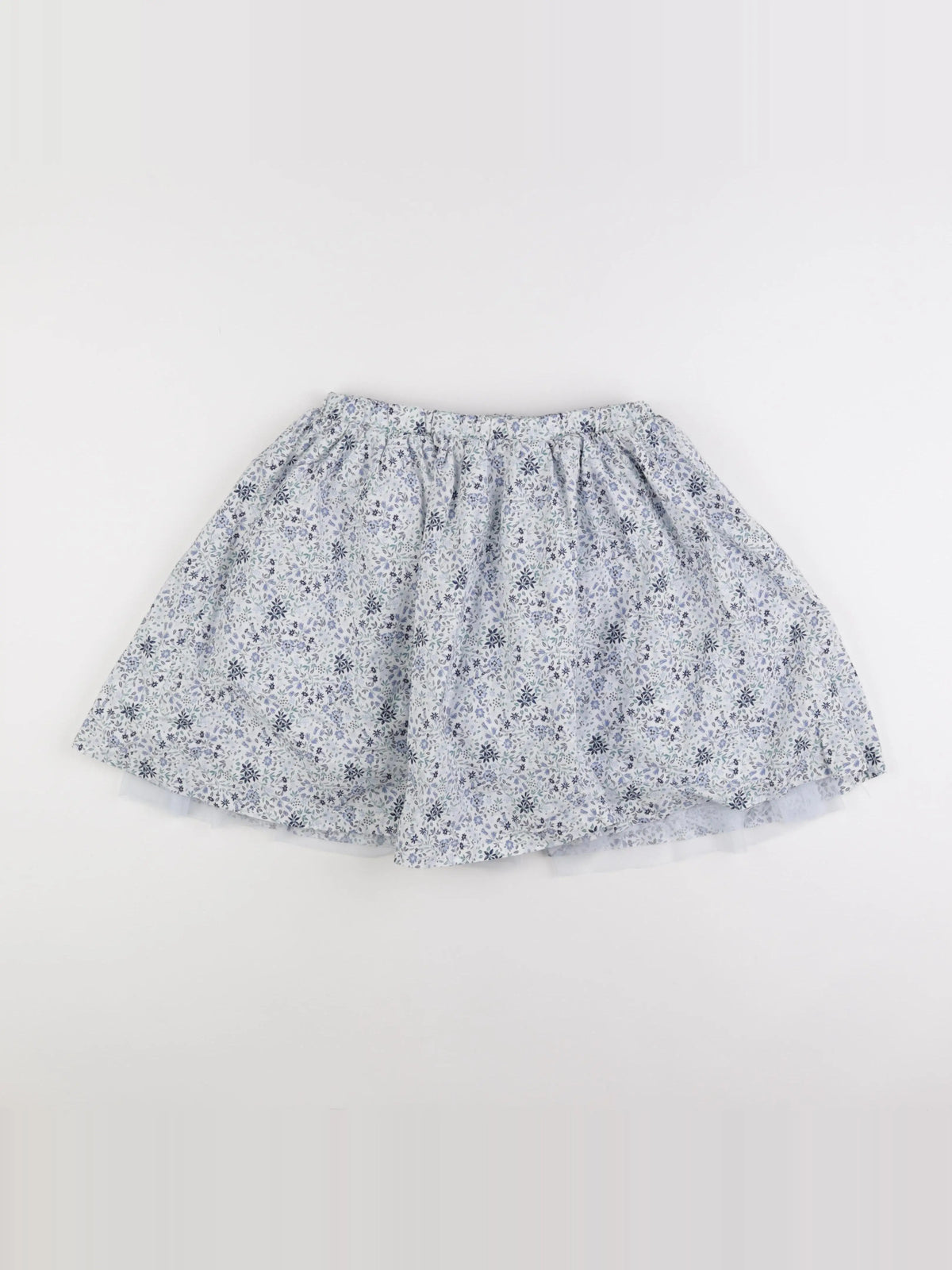 Vertbaudet - jupe bleu, blanc - 12 ans