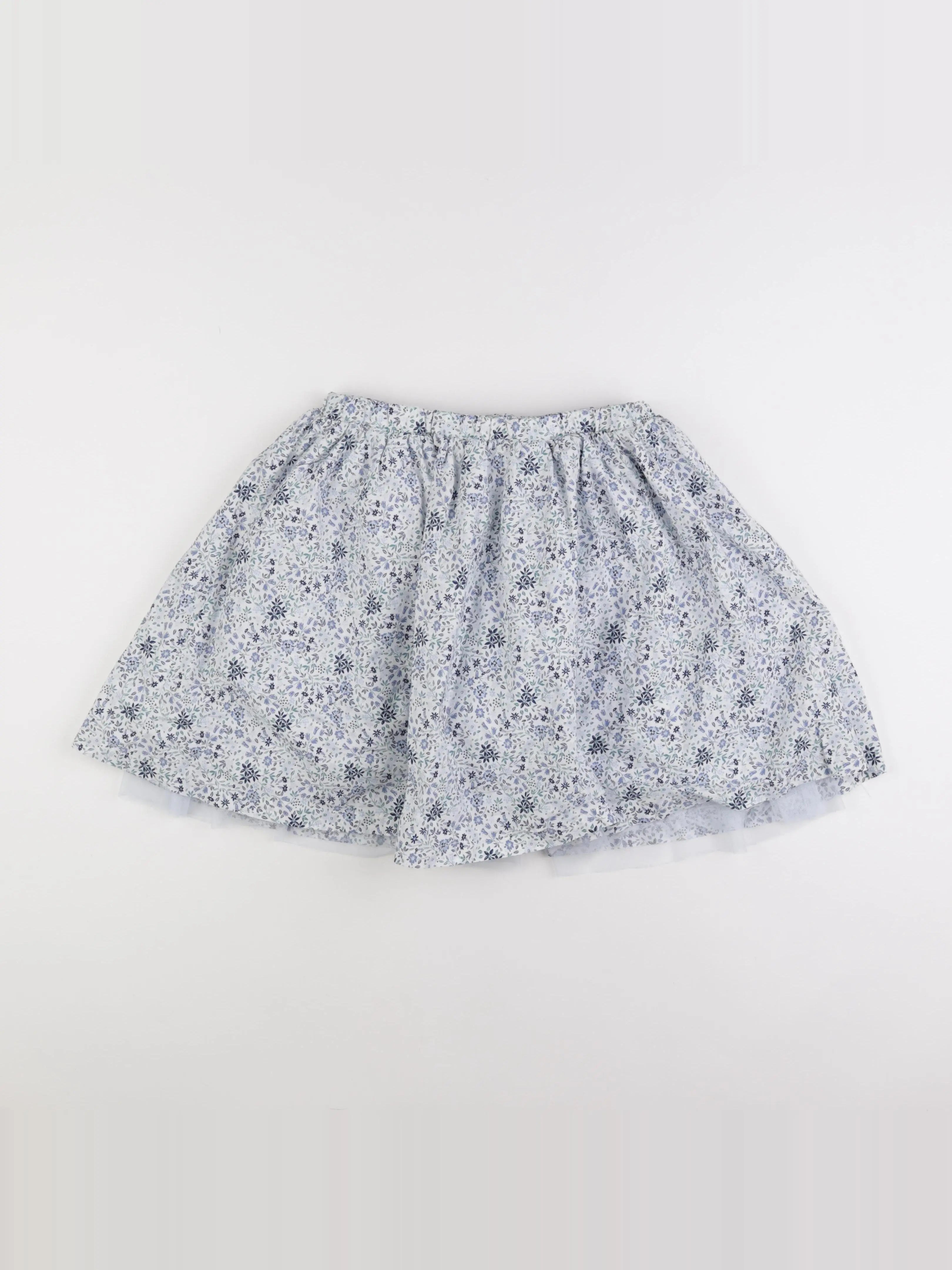 Vertbaudet - jupe bleu, blanc - 12 ans