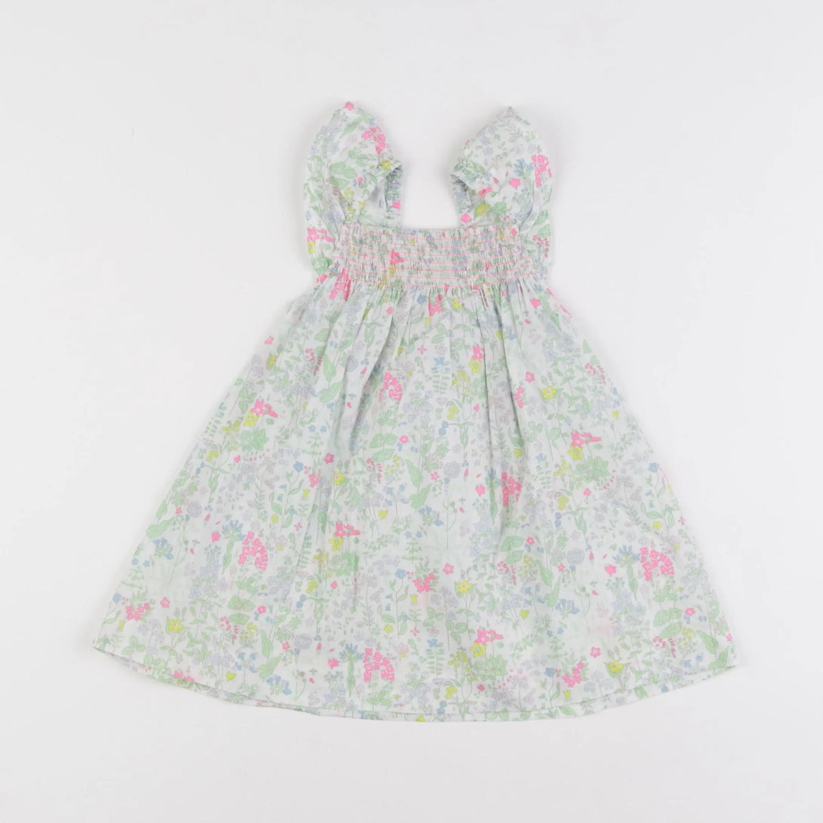 Jacadi - robe liberty multicolore - 12 mois