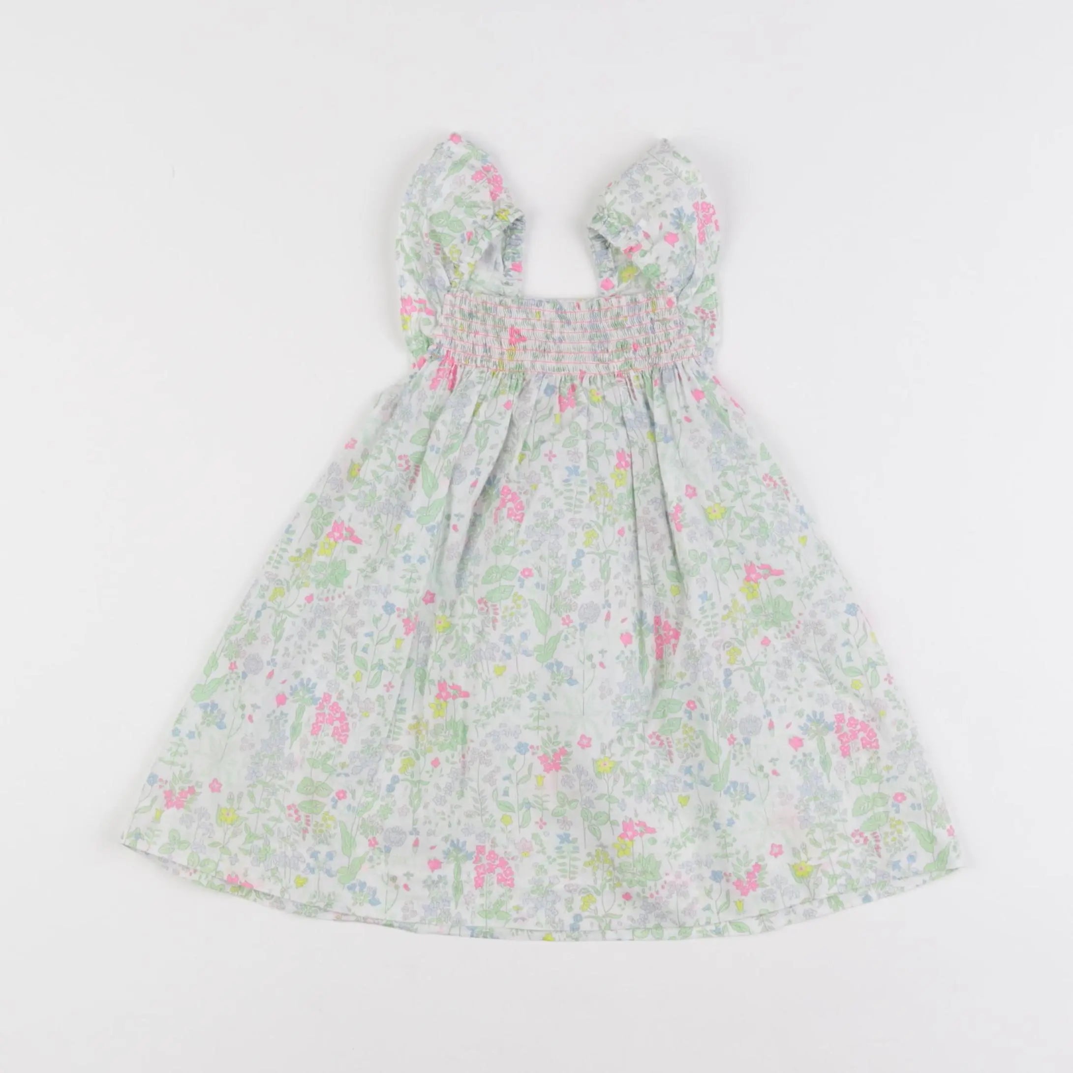 Jacadi - robe liberty multicolore - 12 mois