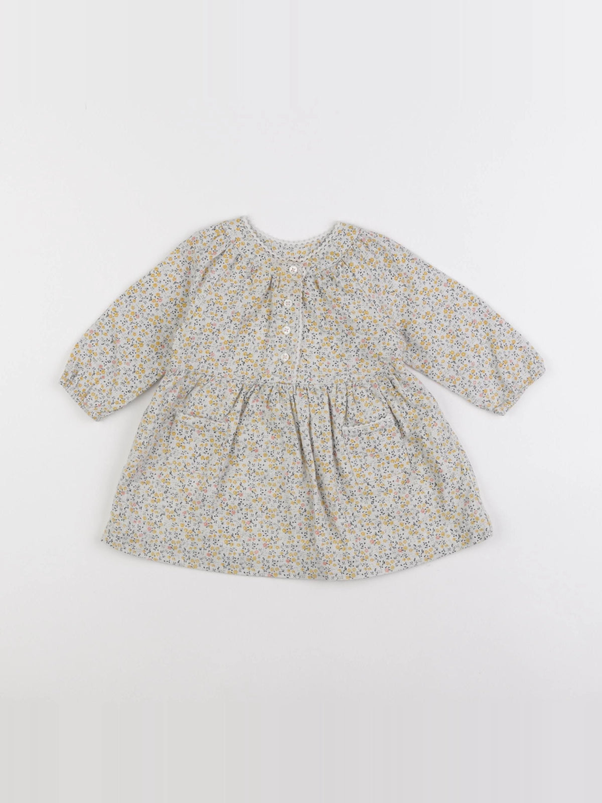 Boutchou - robe gris - 6 mois