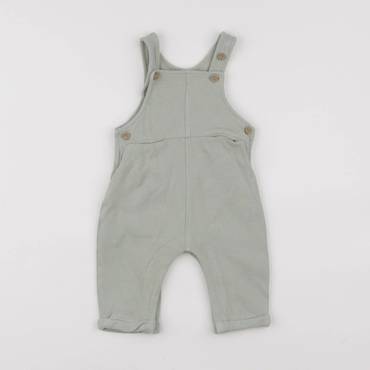 Vertbaudet - salopette vert - 6 mois