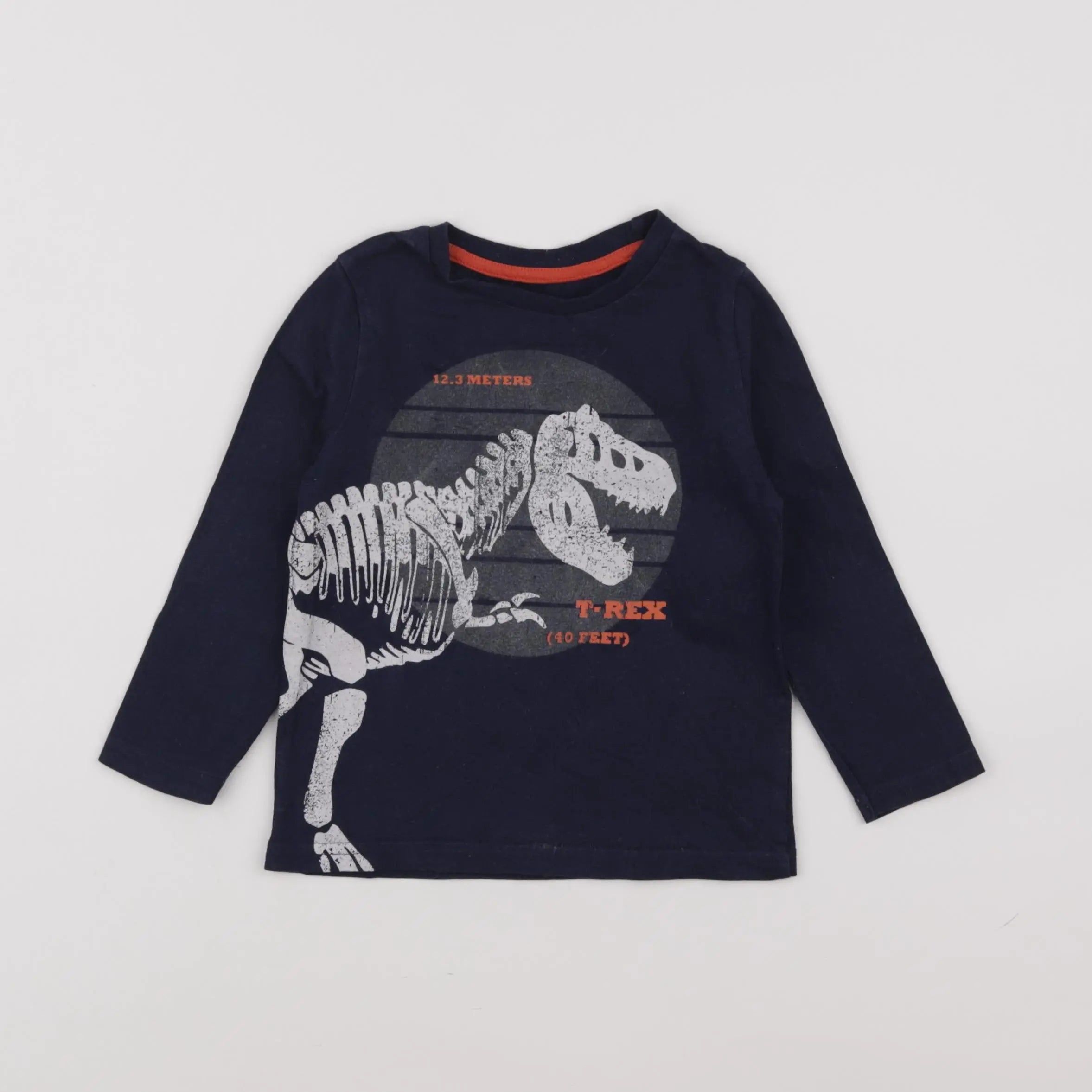 Vertbaudet - tee-shirt bleu - 2 ans