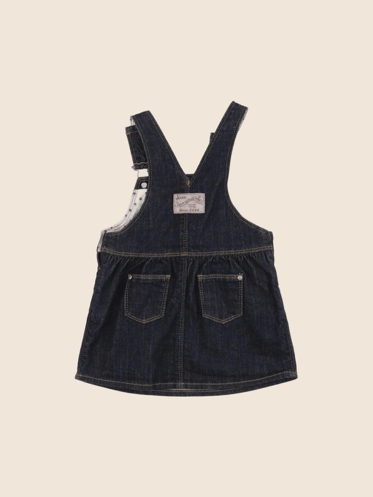 Petit Bateau - robe bleu - 12 mois