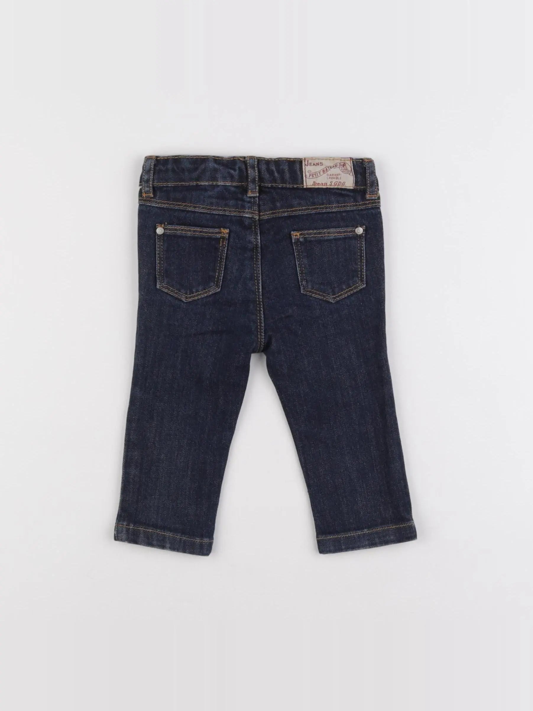 Petit Bateau - jean bleu - 6 mois