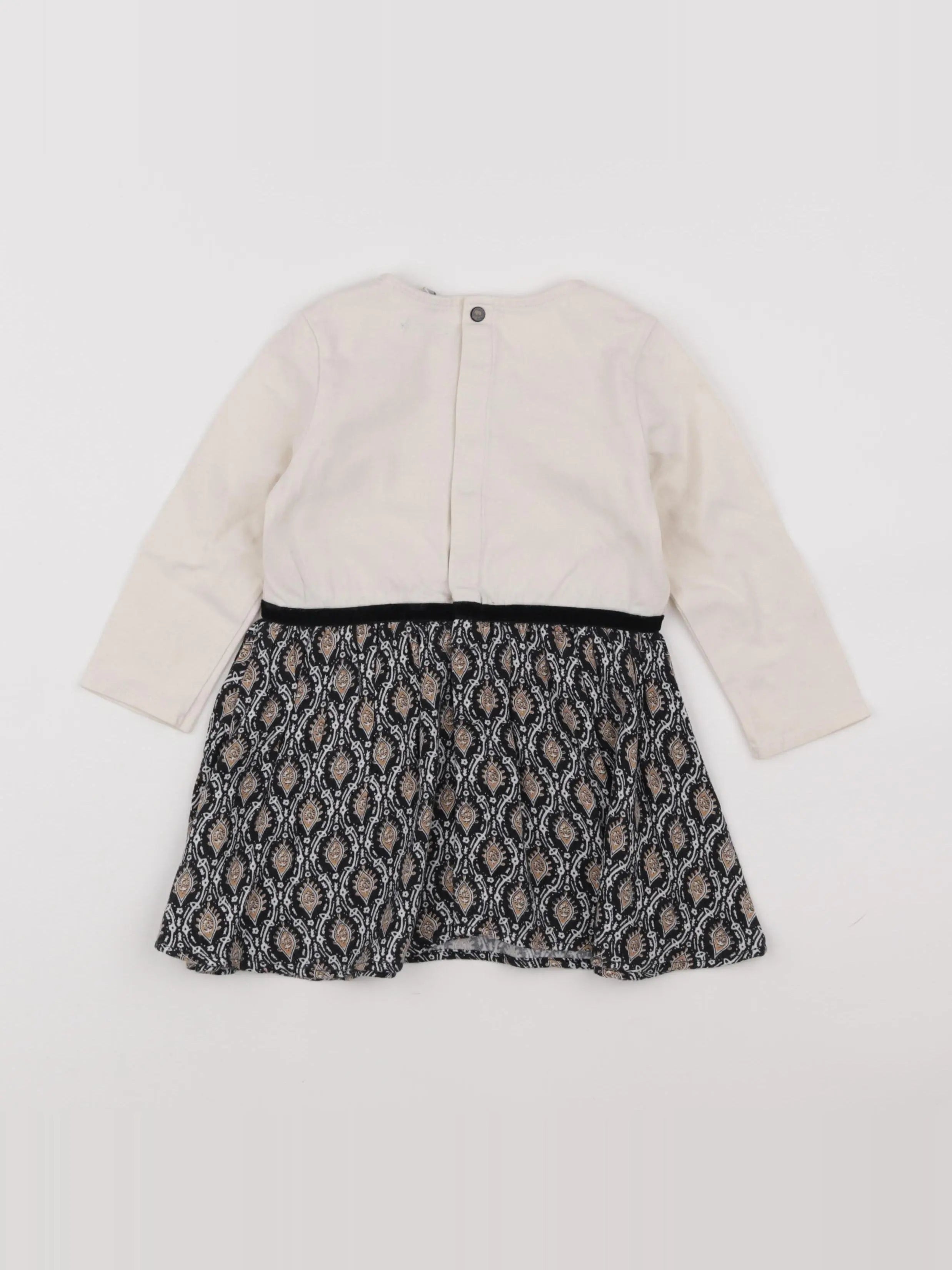 IKKS - robe blanc - 2 ans