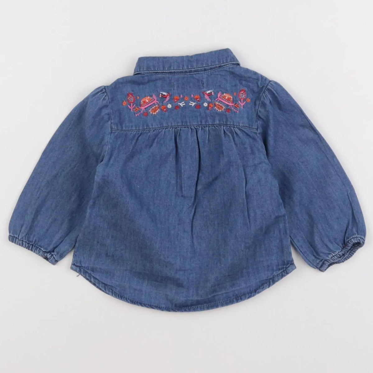 Vertbaudet - blouse bleu - 6 mois