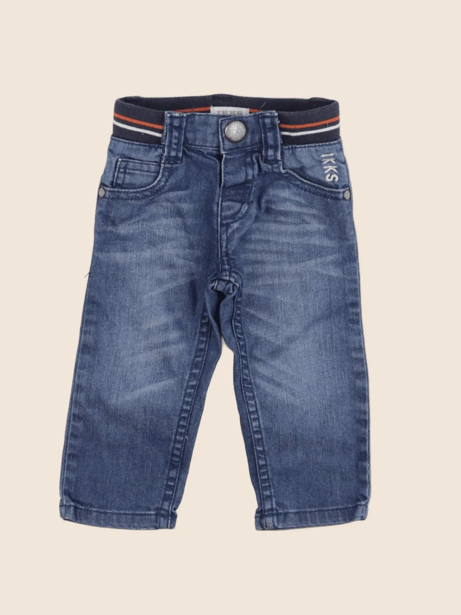 IKKS - jean bleu - 6 mois