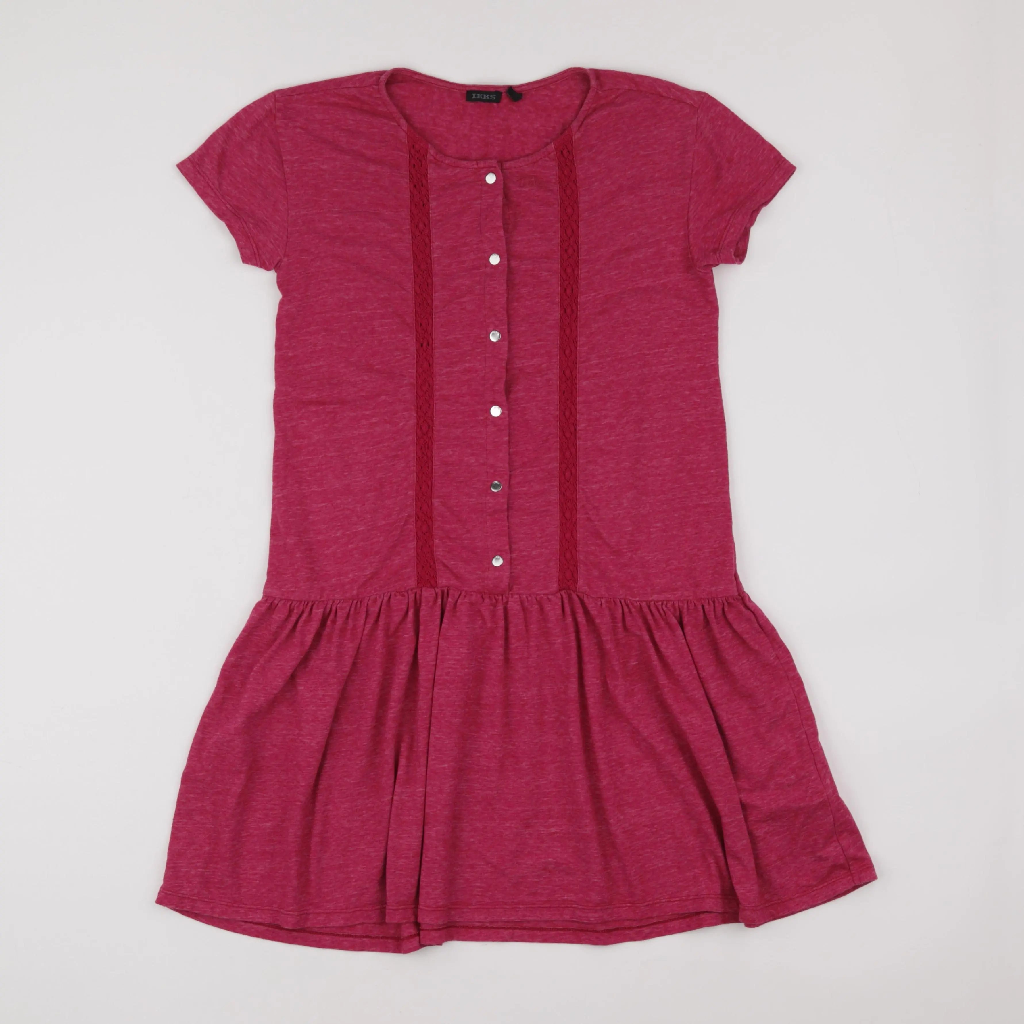 IKKS - robe imprimé au dos rose - 12 ans