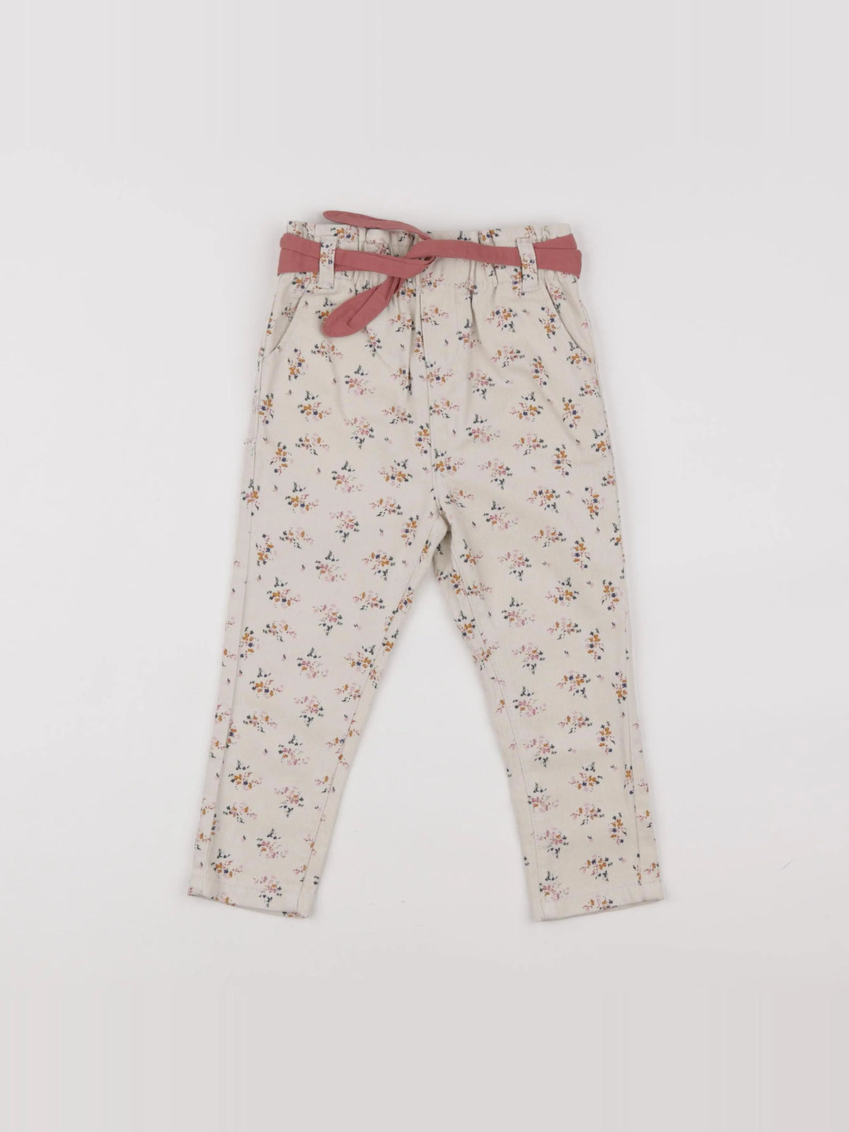 Vertbaudet - jean beige - 24 mois