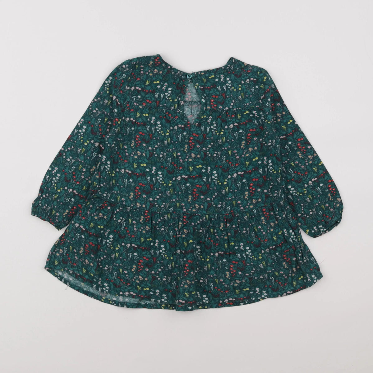 Vertbaudet - robe vert - 3 ans
