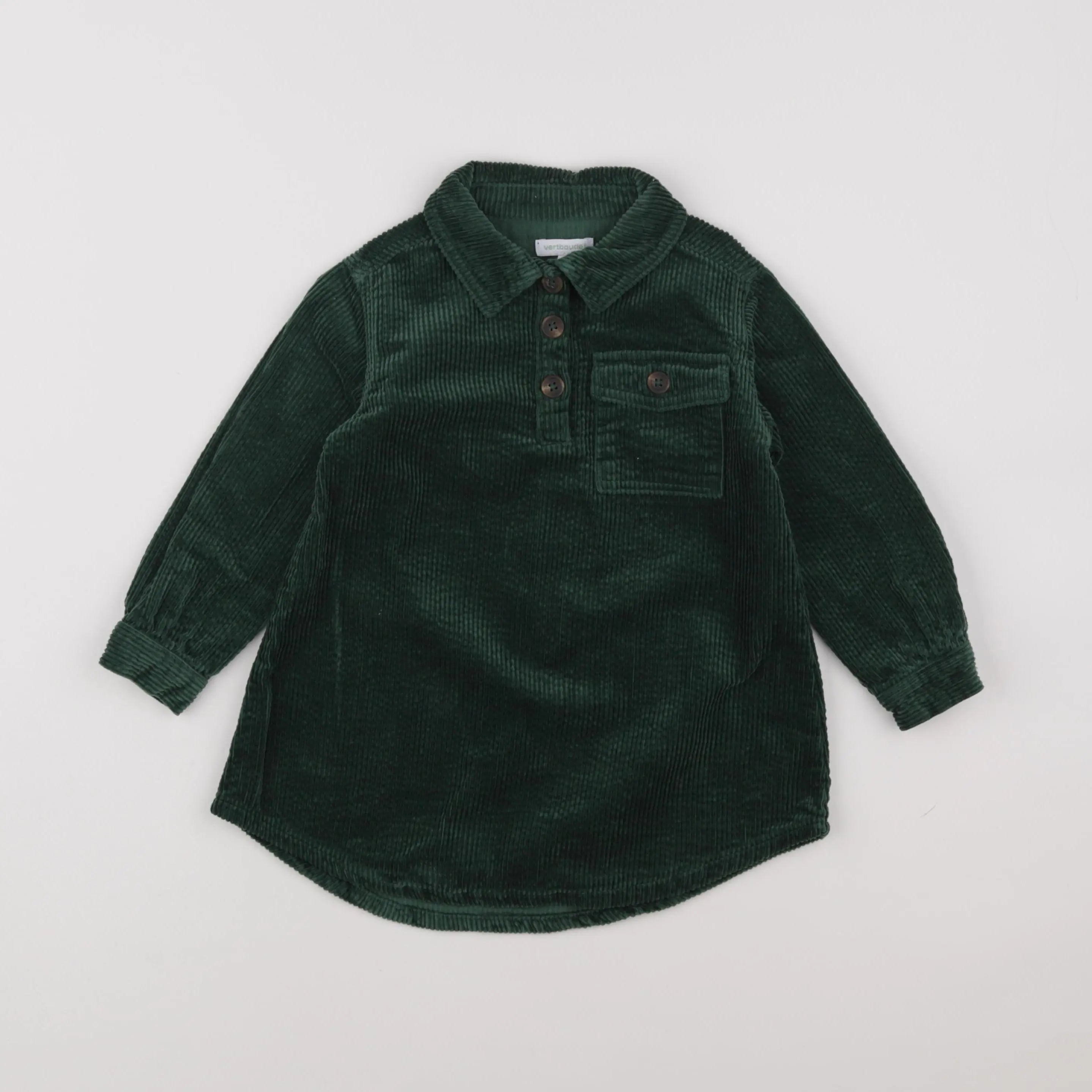 Vertbaudet - robe vert - 3 ans