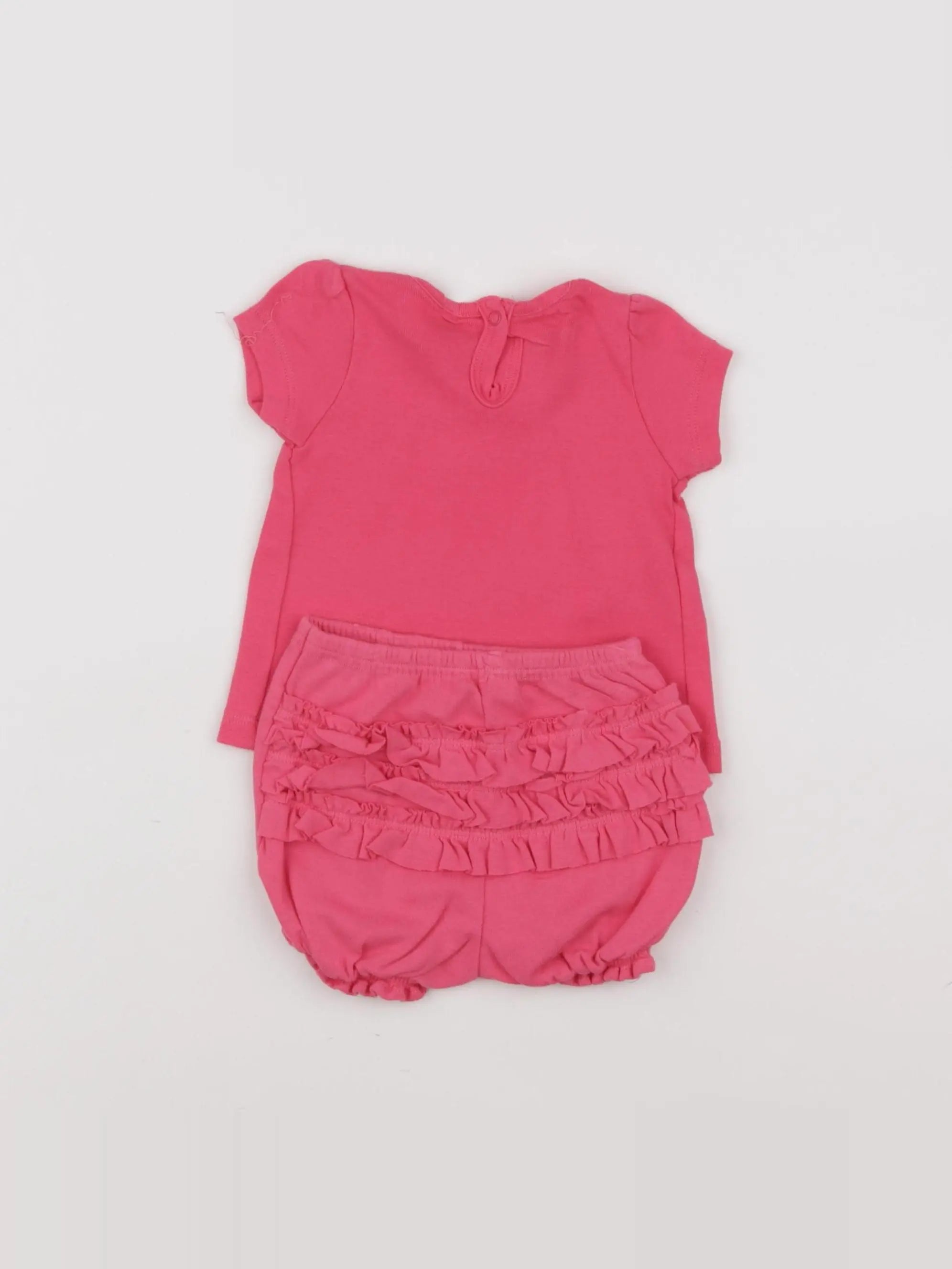 Petit Bateau - pyjama coton rose - 3 mois