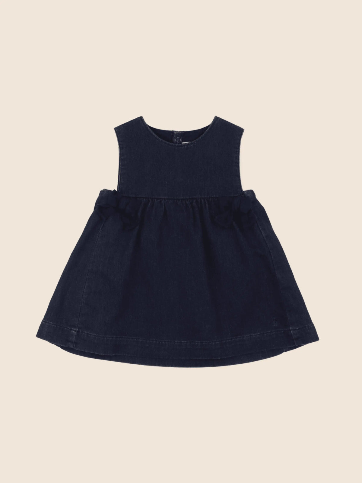 Petit Bateau - robe bleu - 12 mois