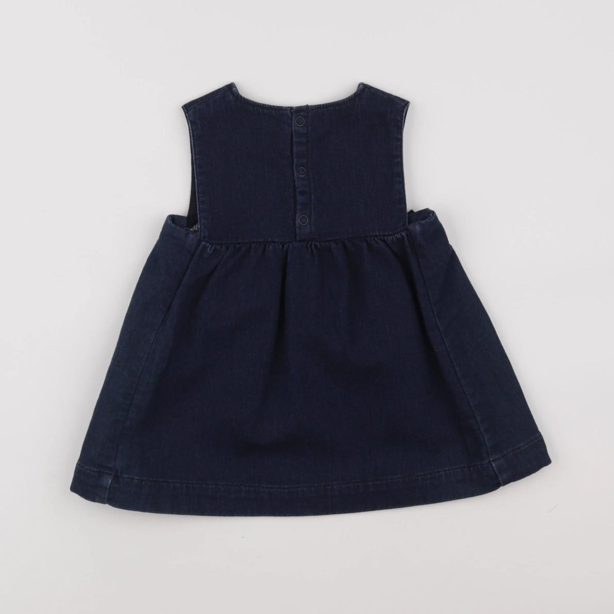 Petit Bateau - robe bleu - 12 mois