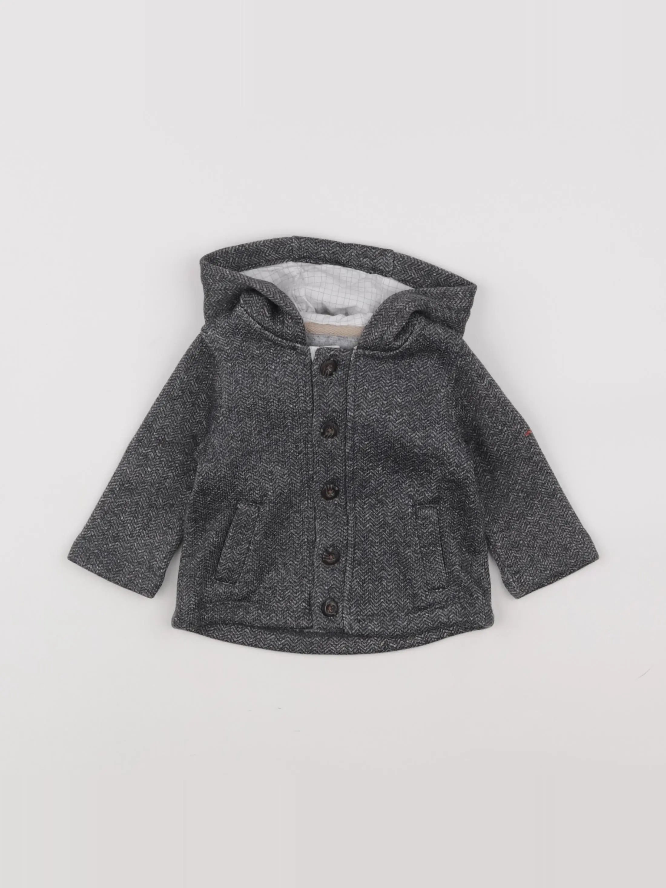 Natalys - veste gris - 6 mois