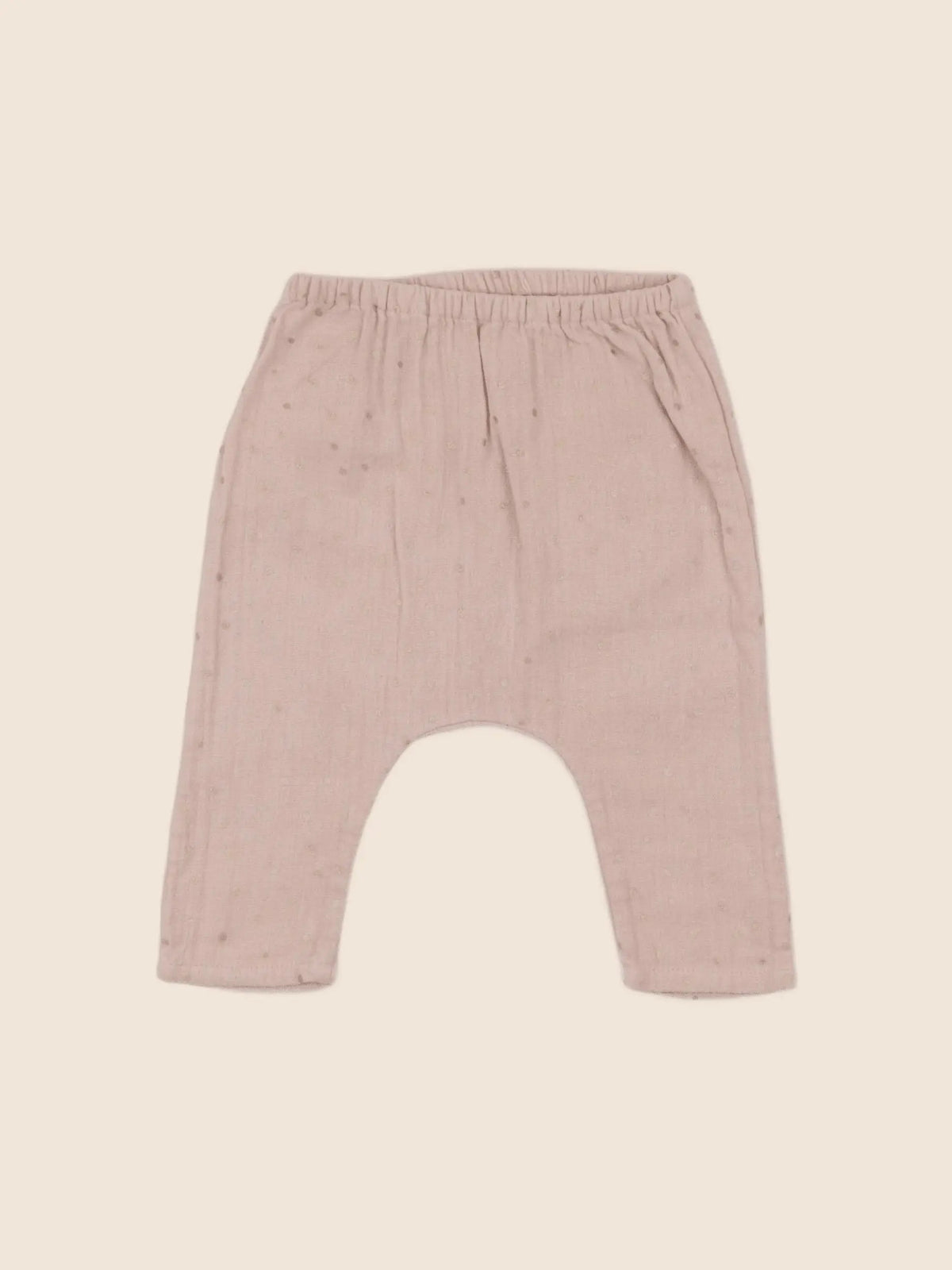Louis Louise - sarouel rose, or - 6 mois