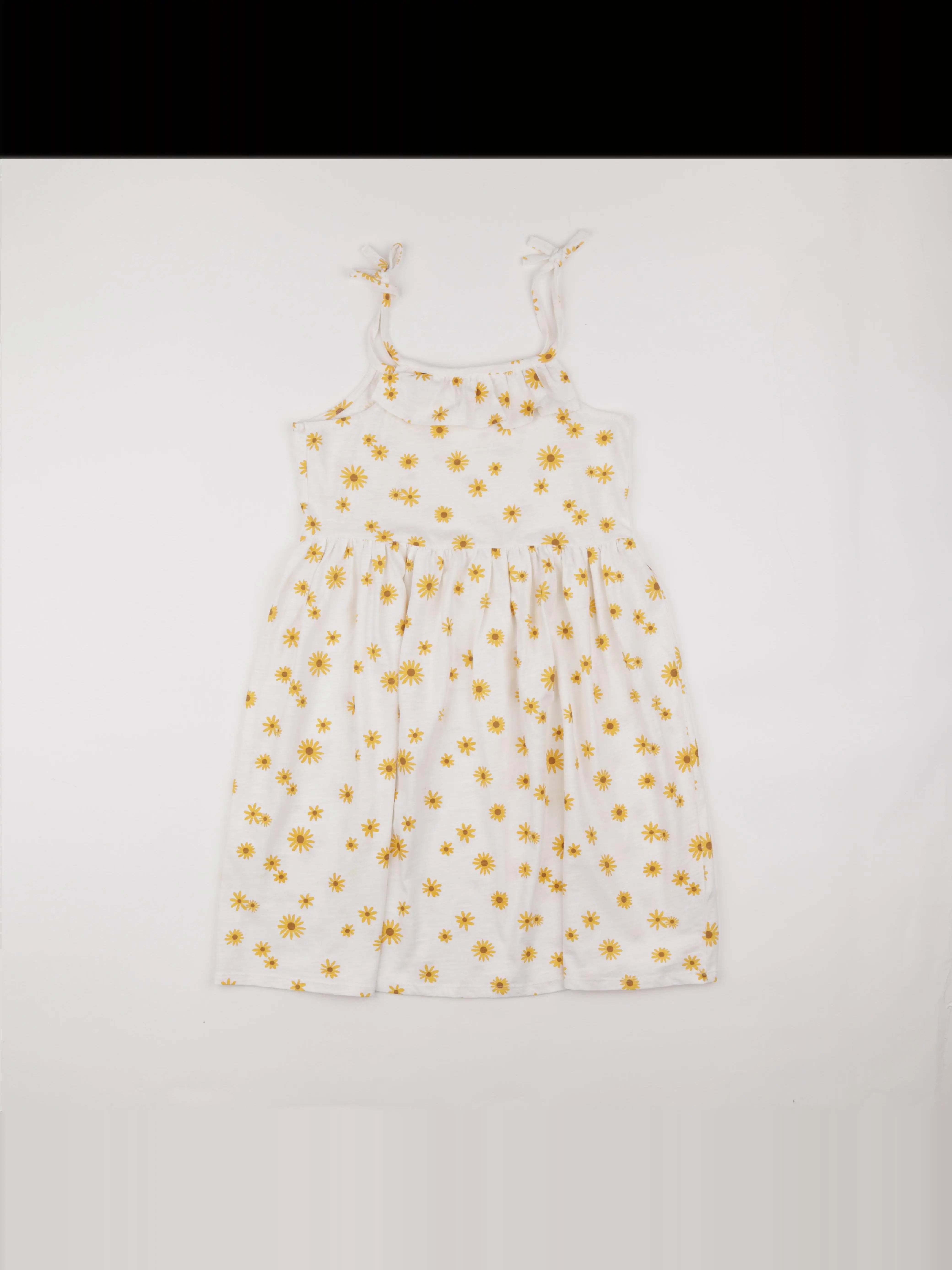 Vertbaudet - robe jaune, blanc - 12 ans