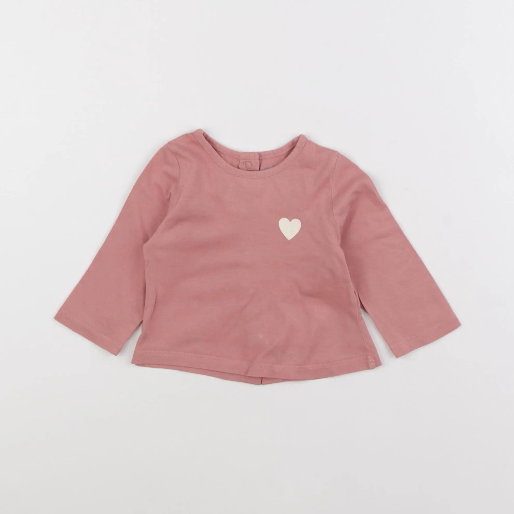 Vertbaudet - tee-shirt rose - 3 mois