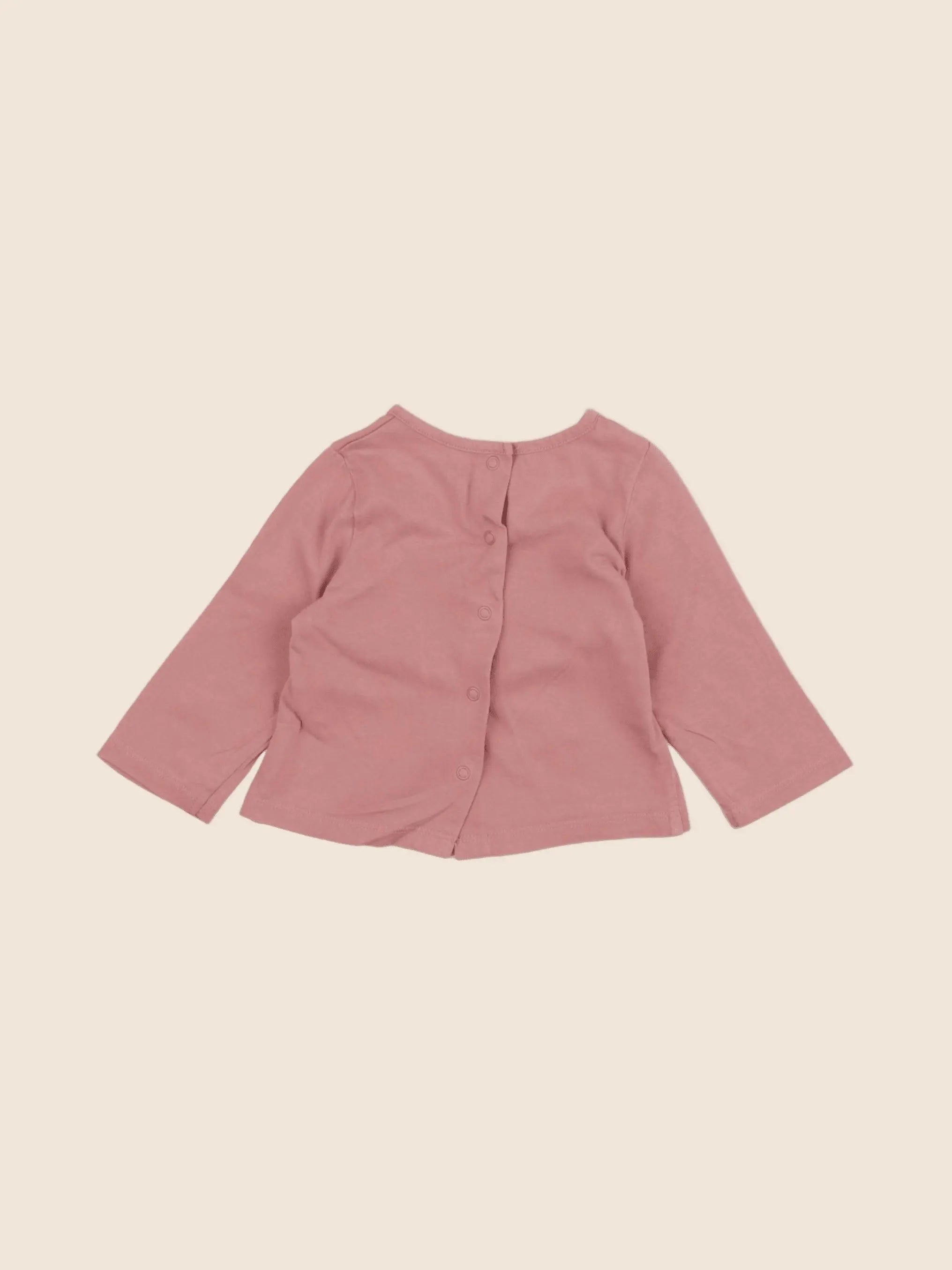 Vertbaudet - tee-shirt rose - 3 mois