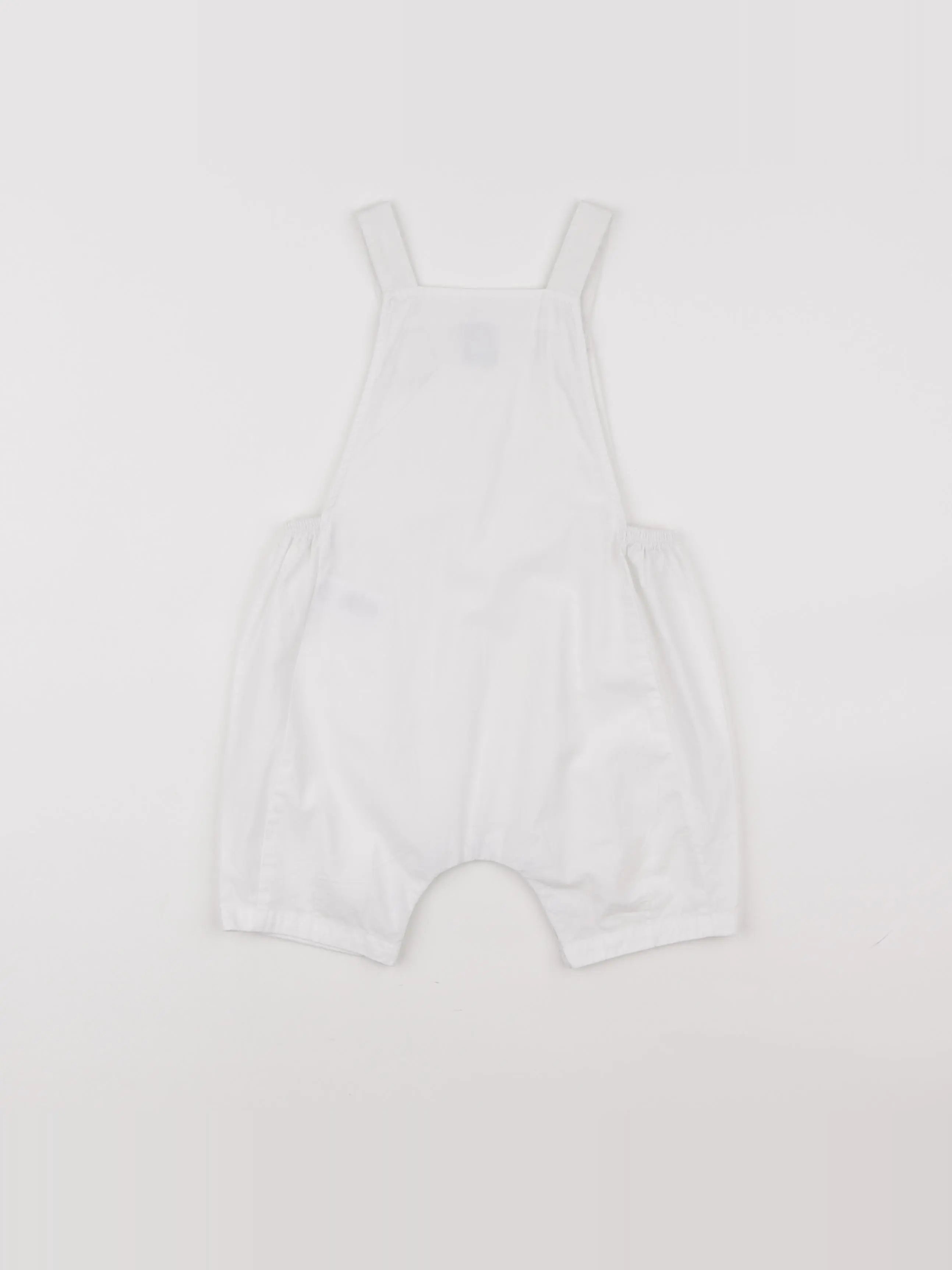 Petit Bateau - salopette blanc - 12 mois